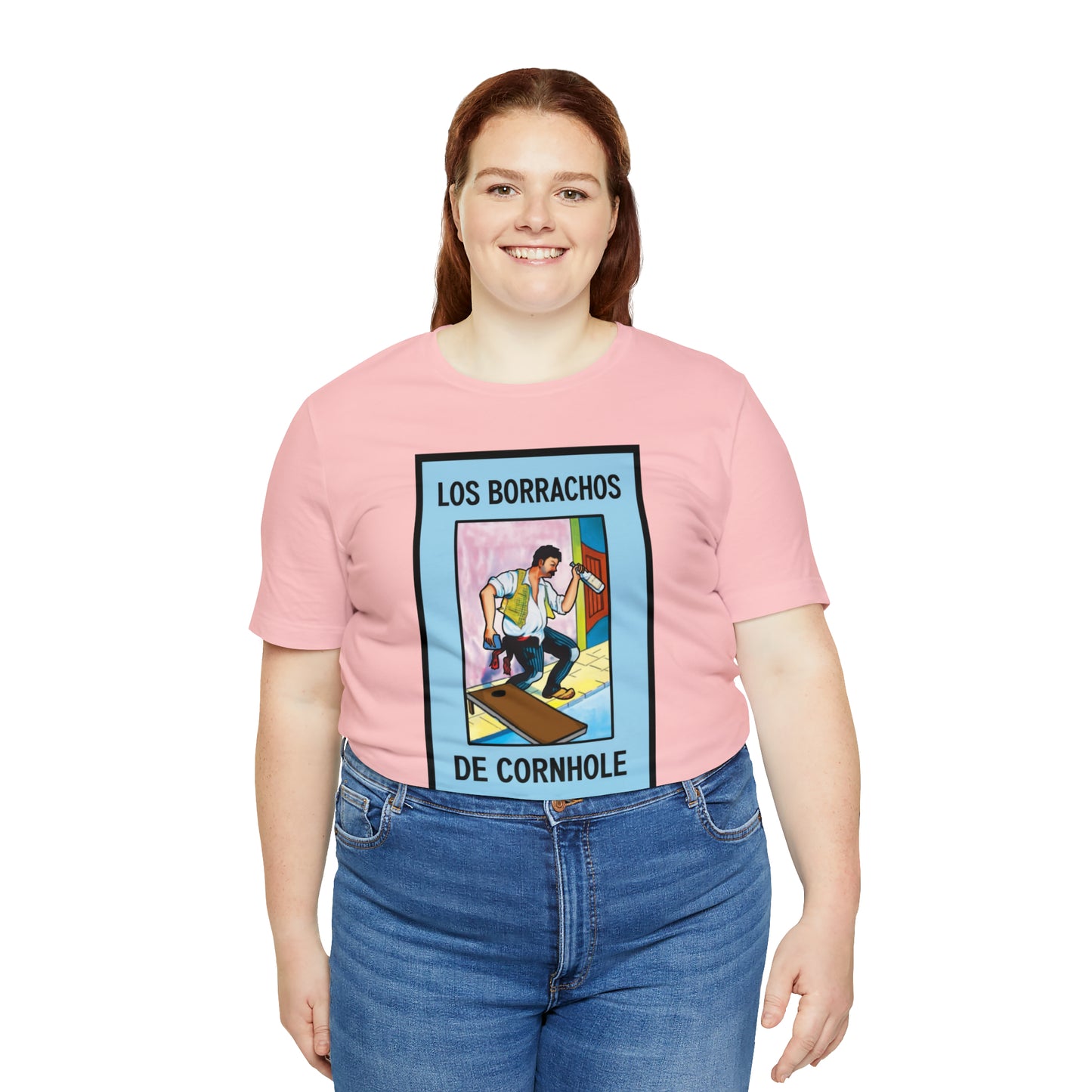 Los Borrachos De Cornhole Short Sleeve Tee