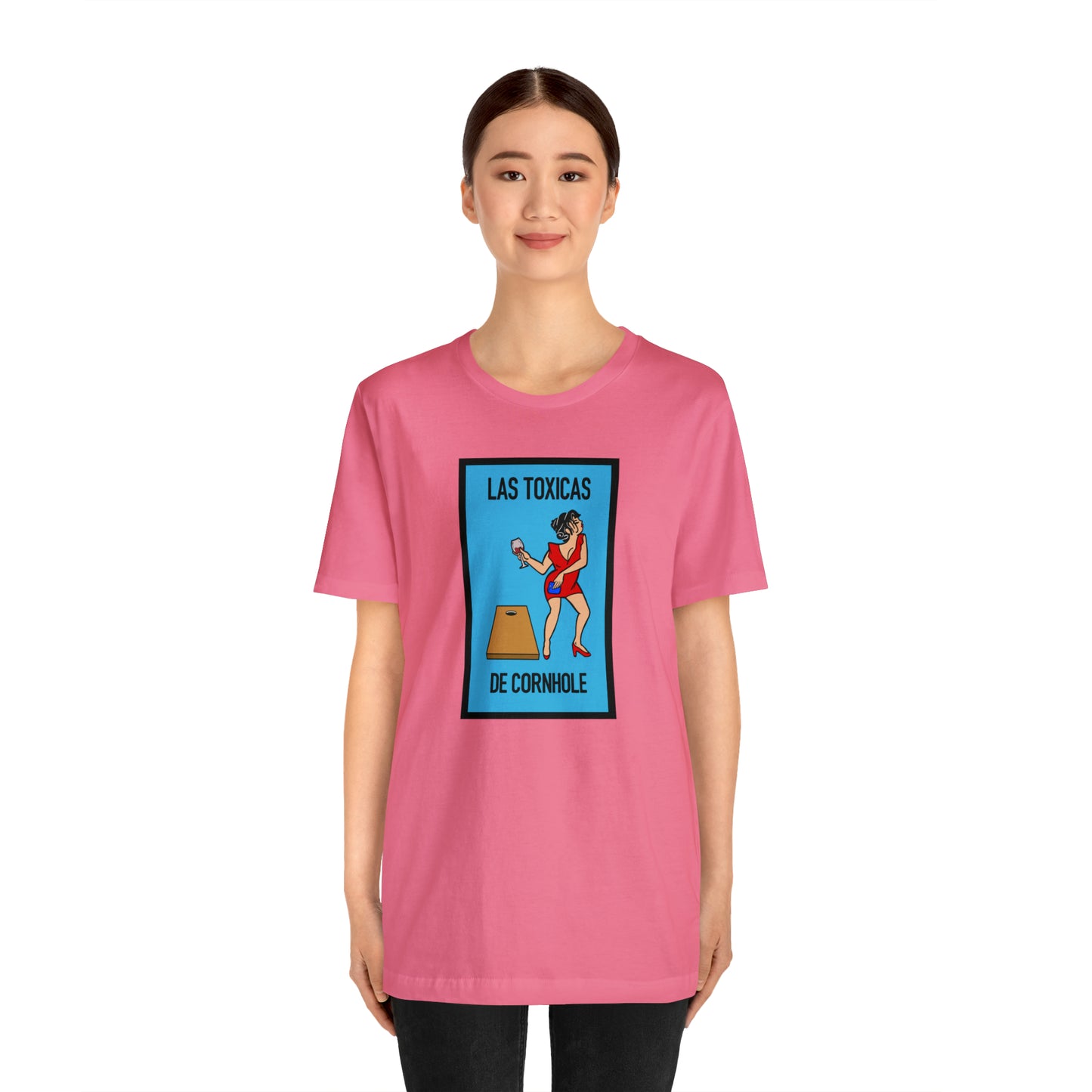 Las Toxicas De Cornhole Short Sleeve Tee