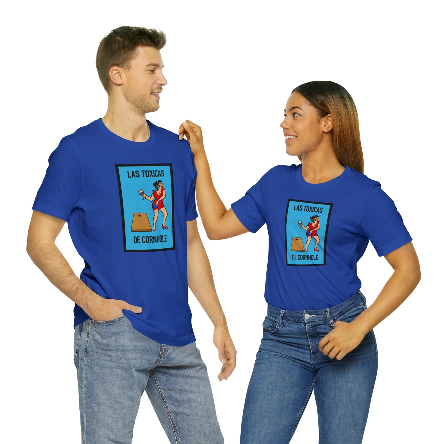 Las Toxicas De Cornhole Short Sleeve Tee