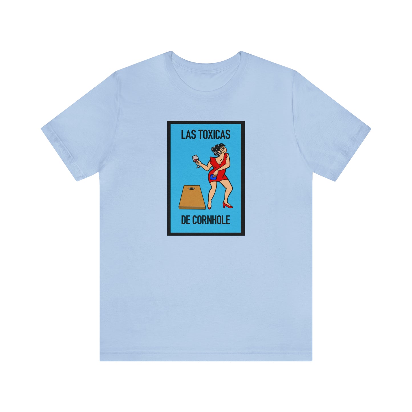 Las Toxicas De Cornhole Short Sleeve Tee