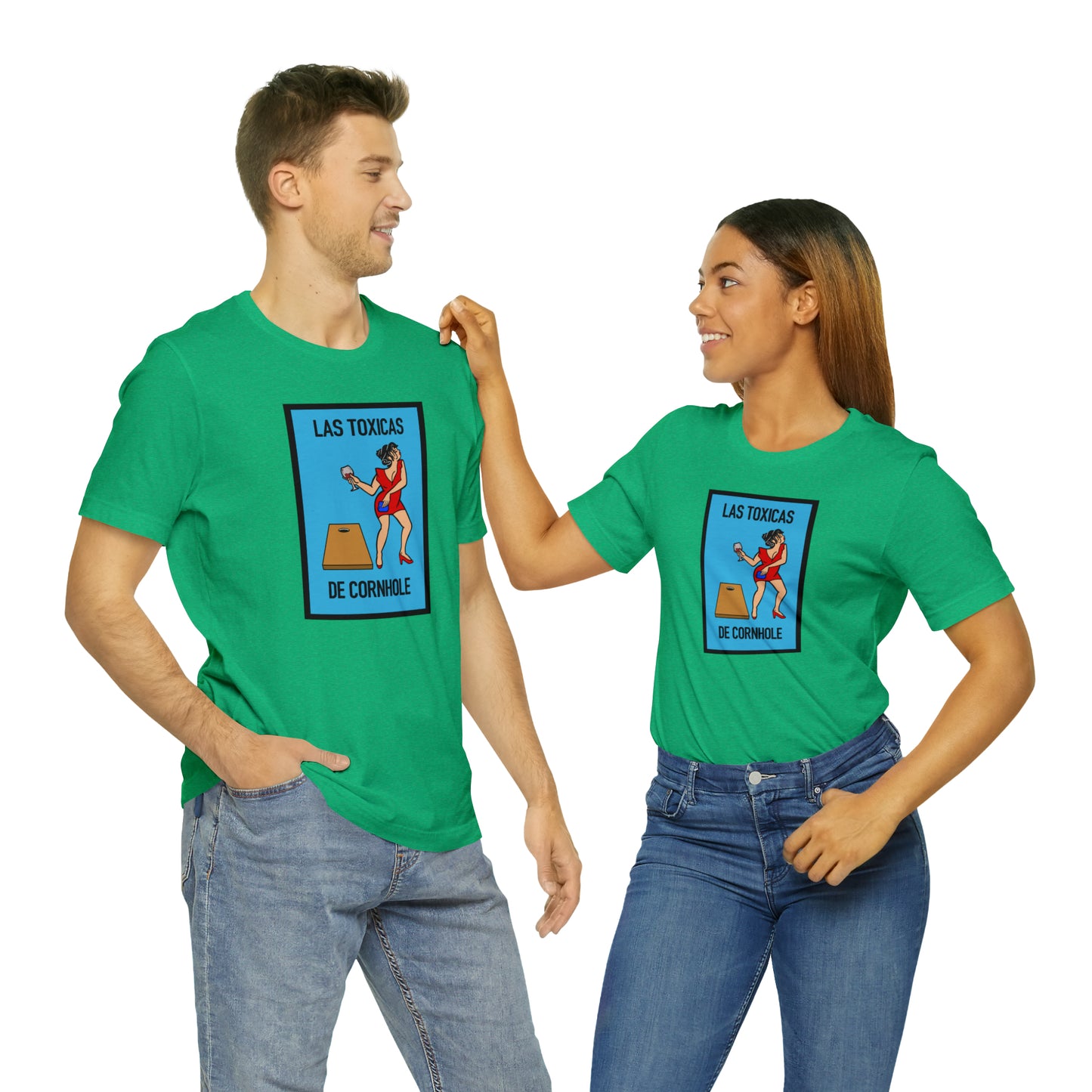 Las Toxicas De Cornhole Short Sleeve Tee