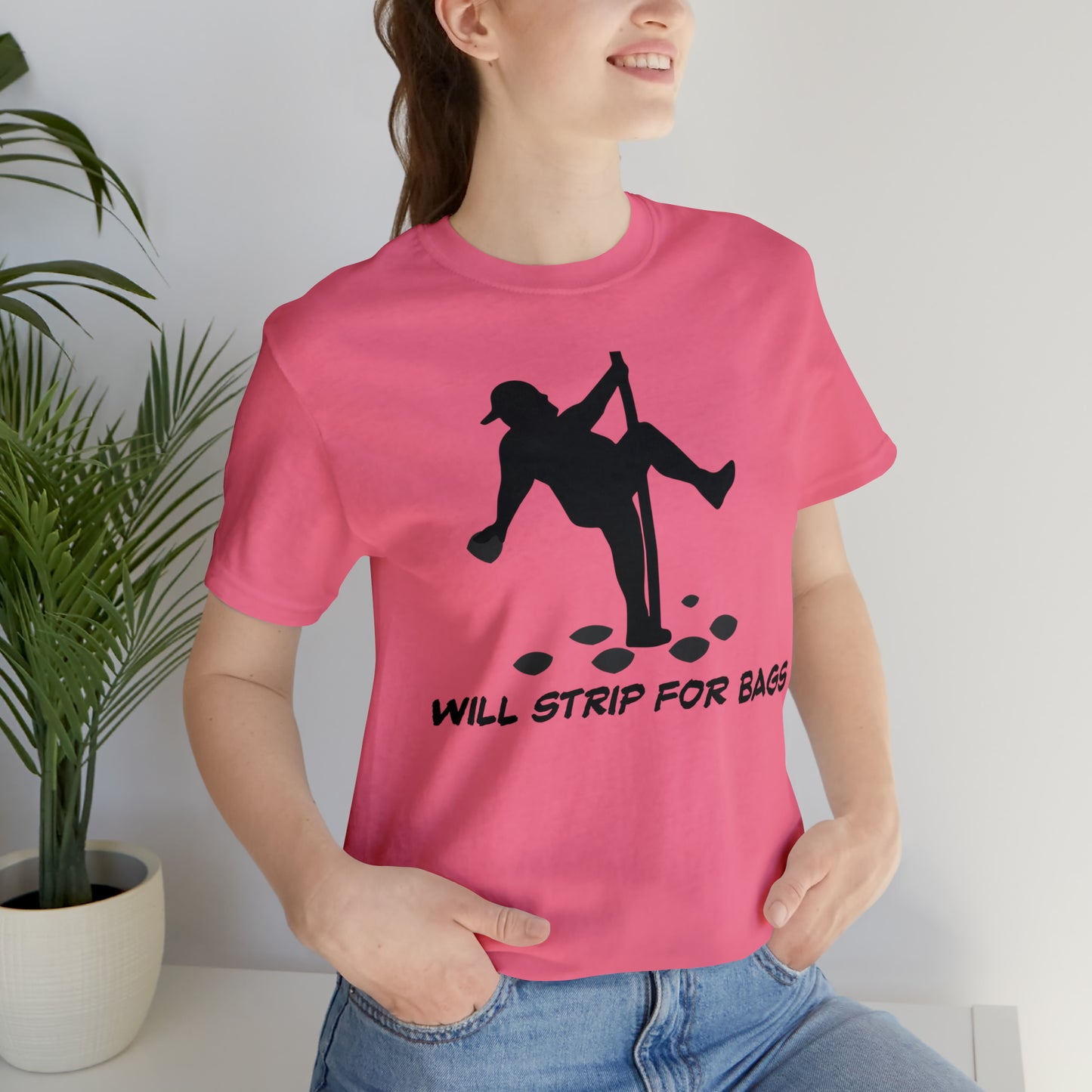 Will Strip for Bags Short Sleeve Tee
