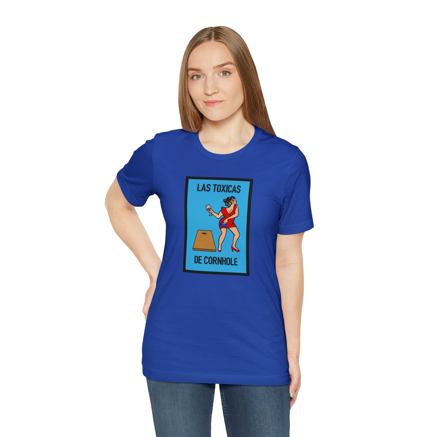 Las Toxicas De Cornhole Short Sleeve Tee
