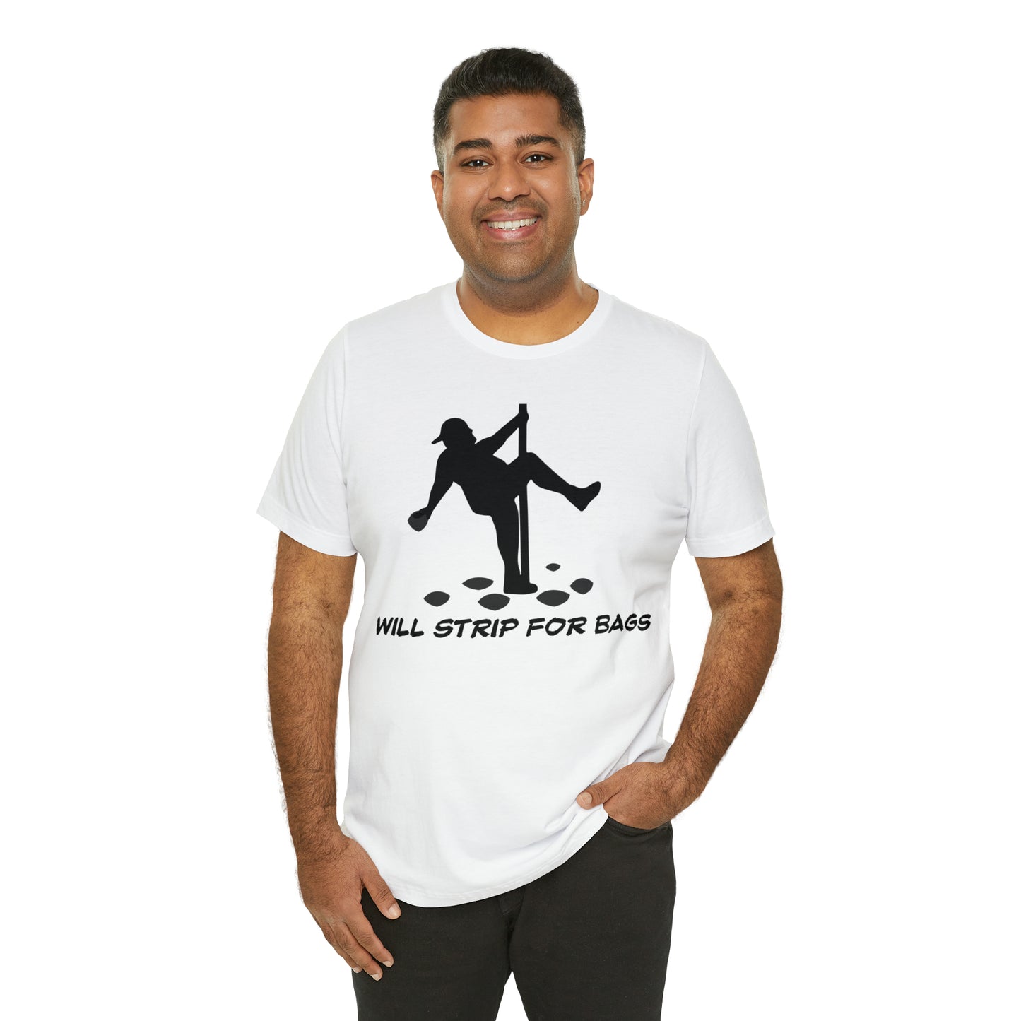 Will Strip for Bags Short Sleeve Tee