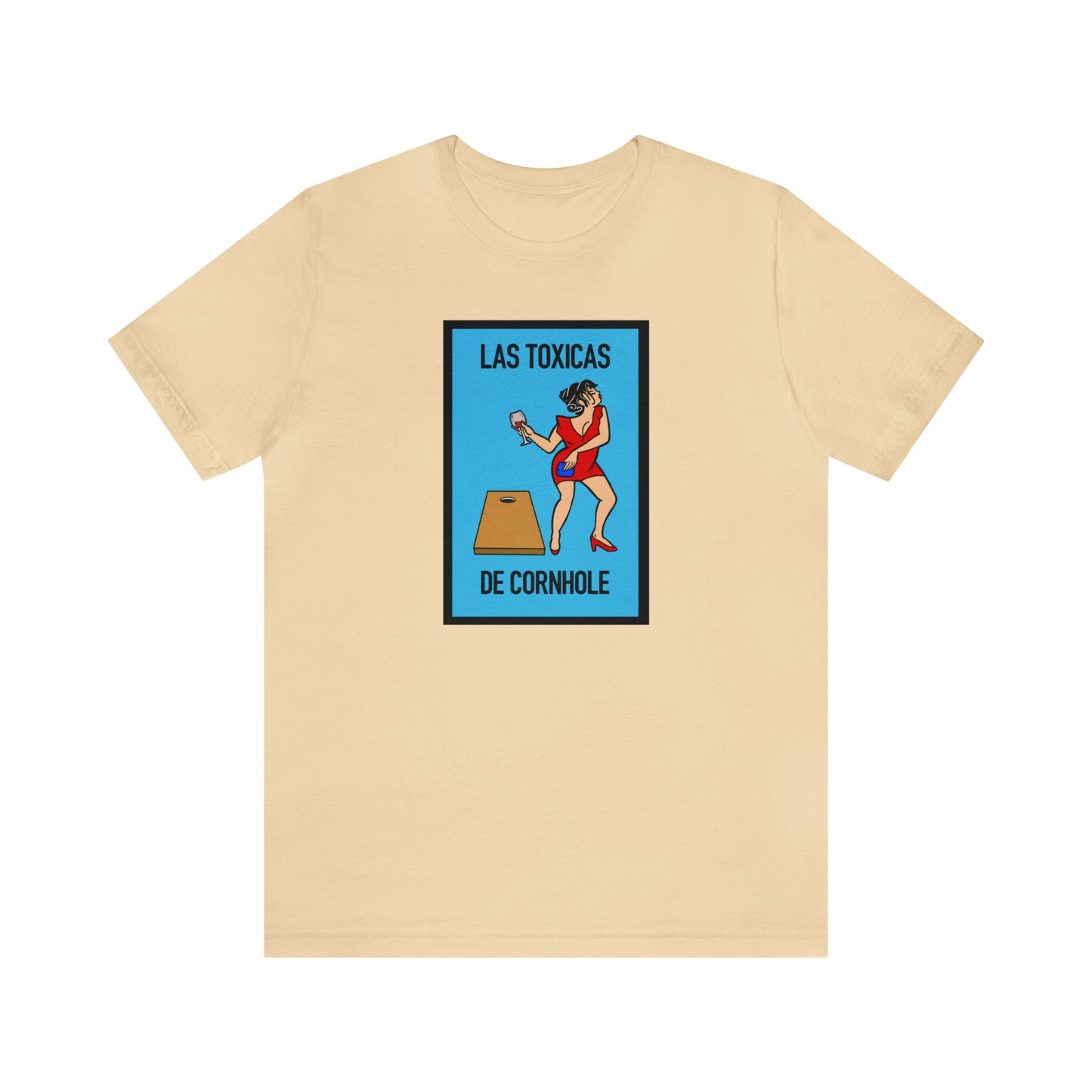 Las Toxicas De Cornhole Short Sleeve Tee