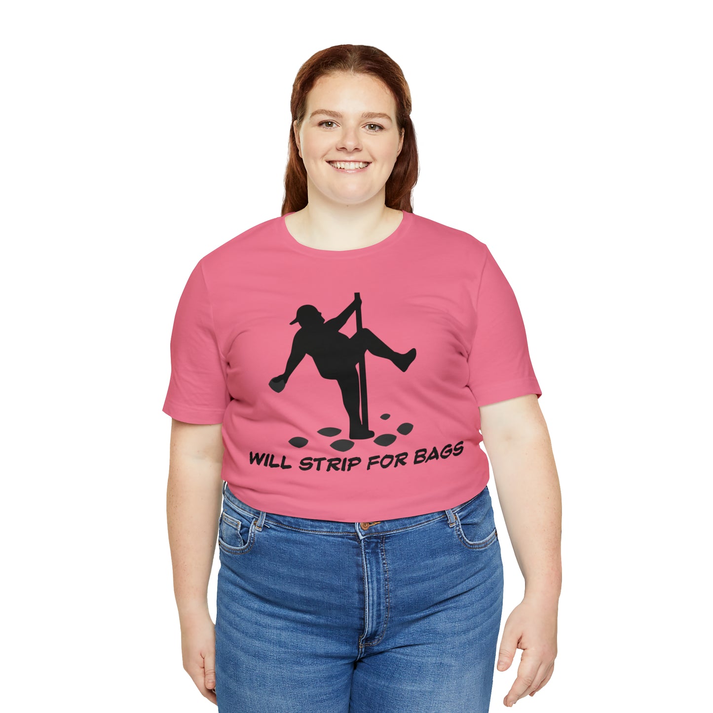Will Strip for Bags Short Sleeve Tee