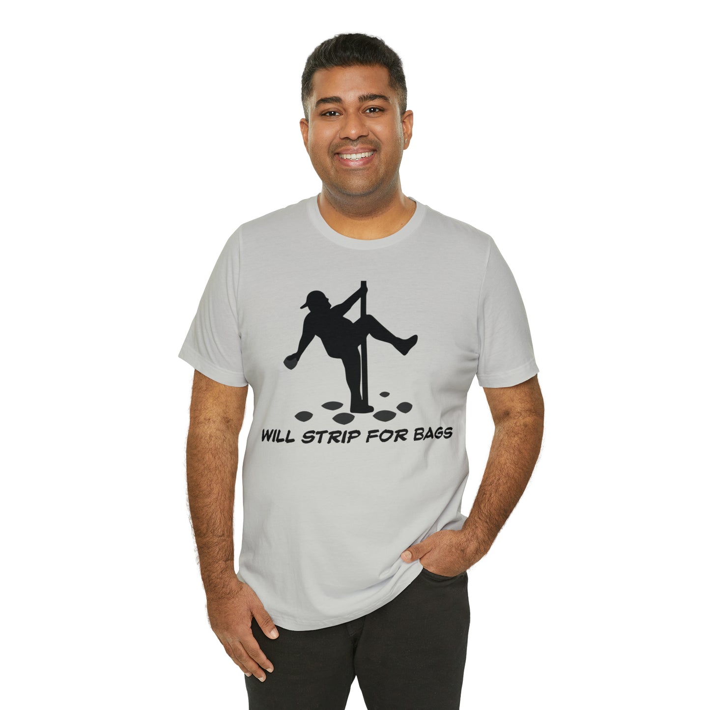 Will Strip for Bags Short Sleeve Tee