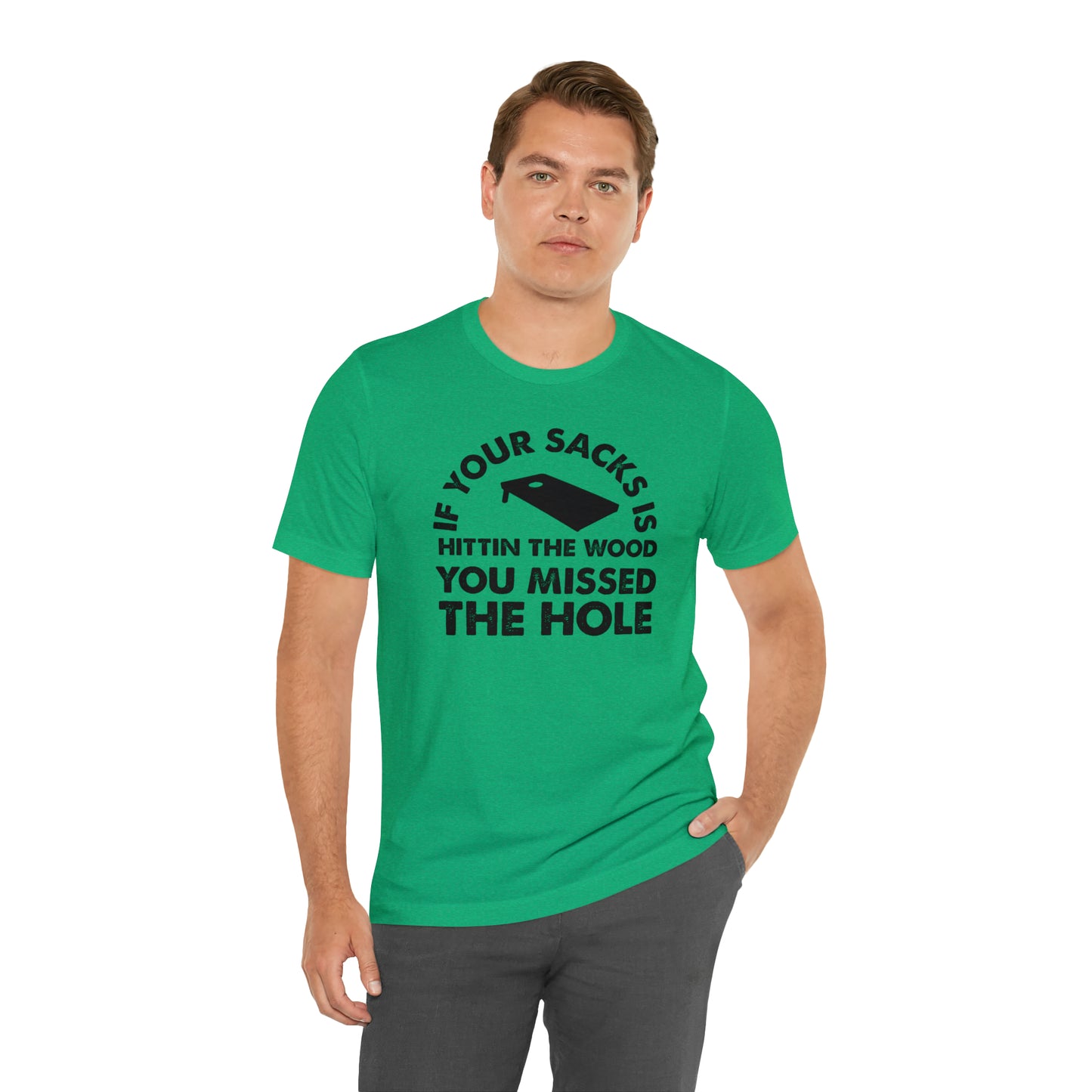 Hitting Wood Short Sleeve Tee