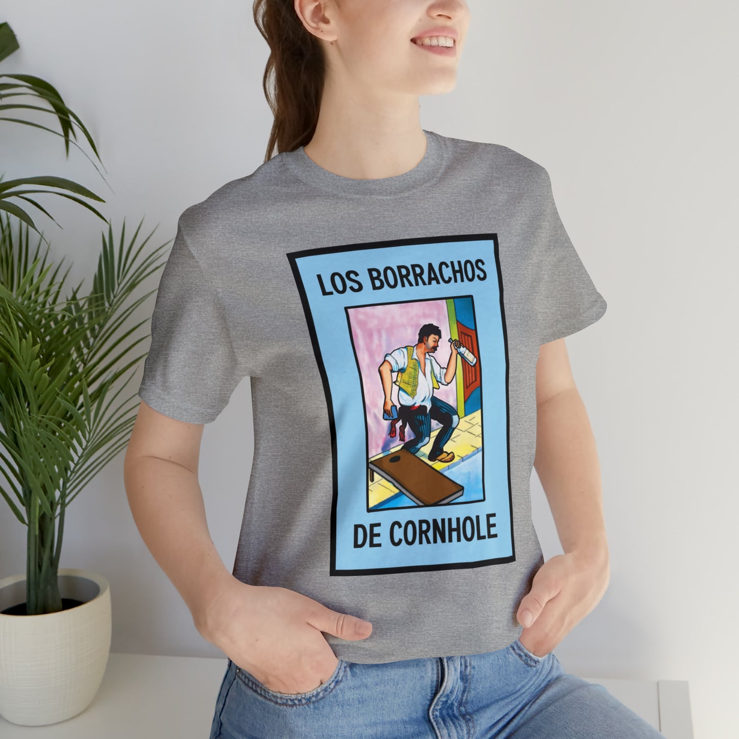 Los Borrachos De Cornhole Short Sleeve Tee
