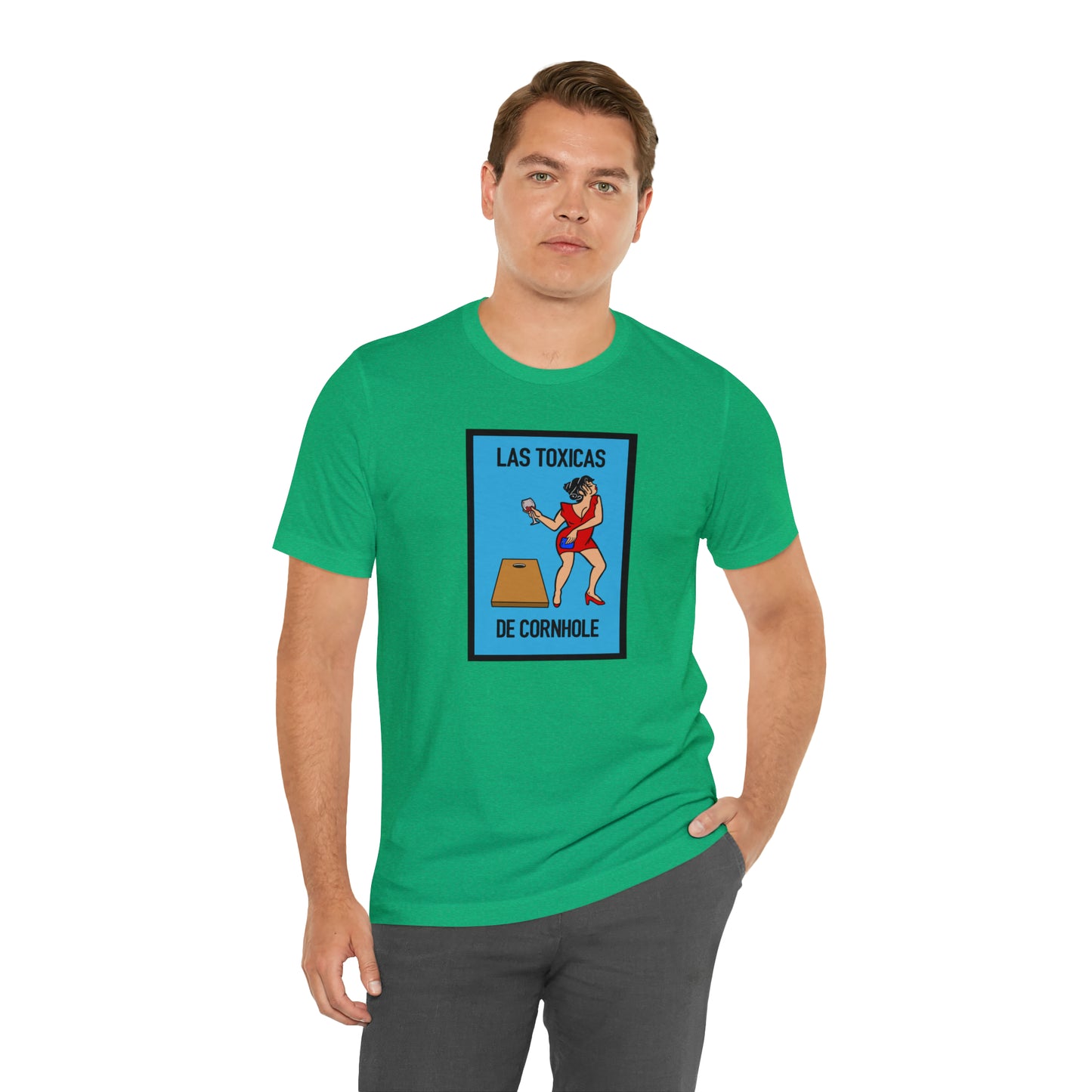 Las Toxicas De Cornhole Short Sleeve Tee