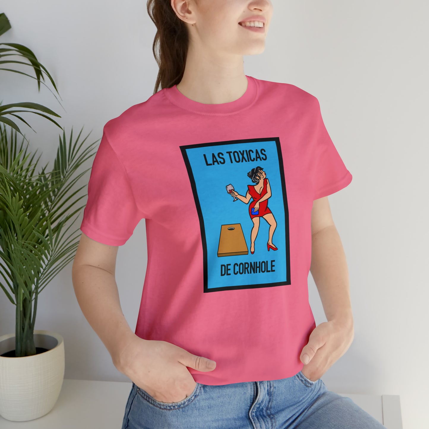 Las Toxicas De Cornhole Short Sleeve Tee