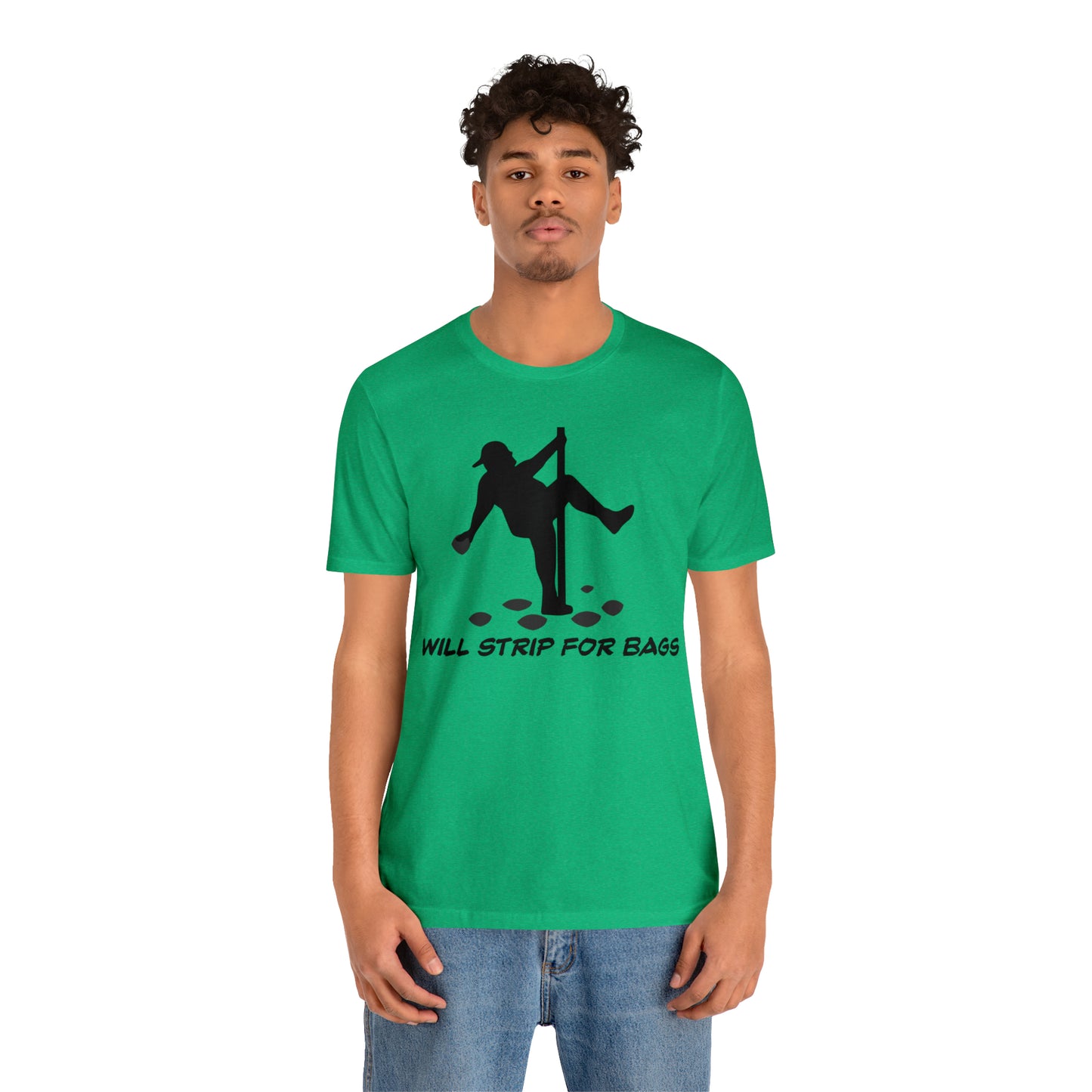 Will Strip for Bags Short Sleeve Tee
