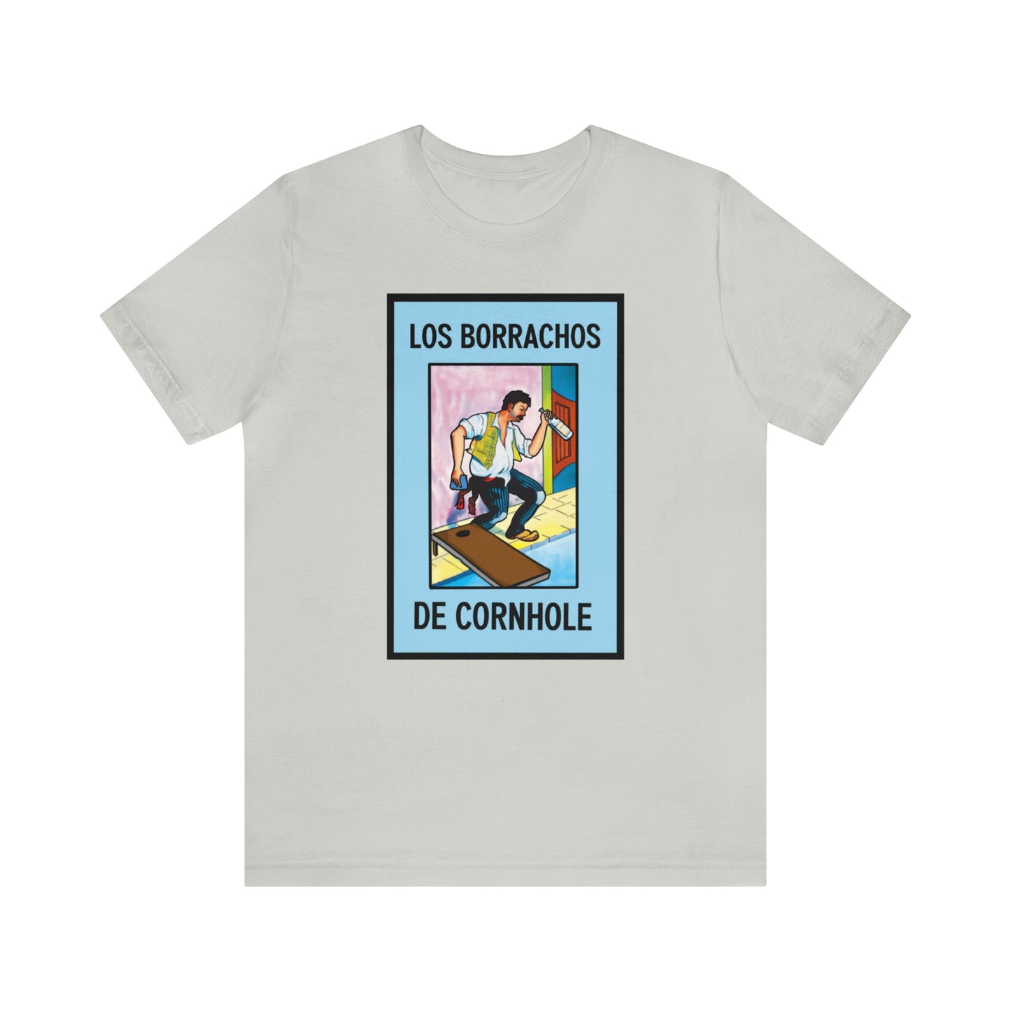 Los Borrachos De Cornhole Short Sleeve Tee