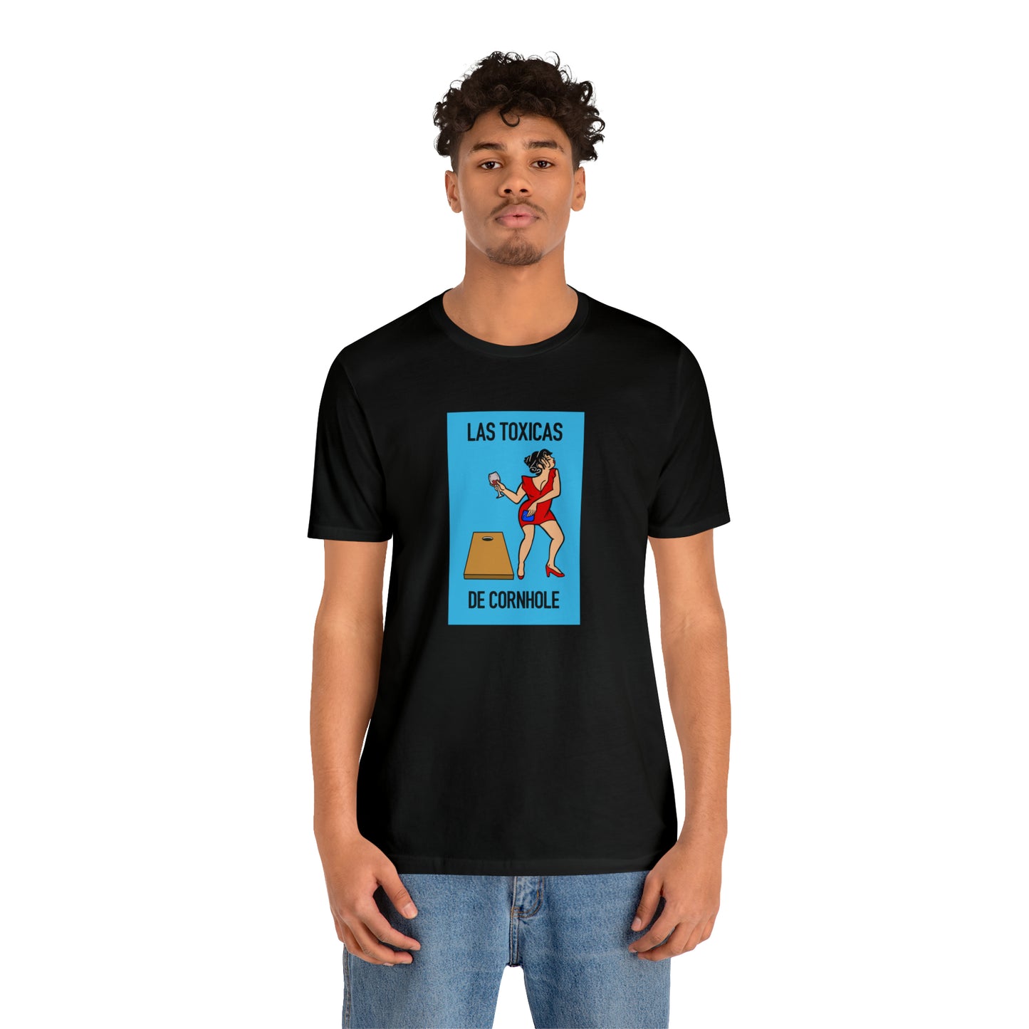 Las Toxicas De Cornhole Short Sleeve Tee