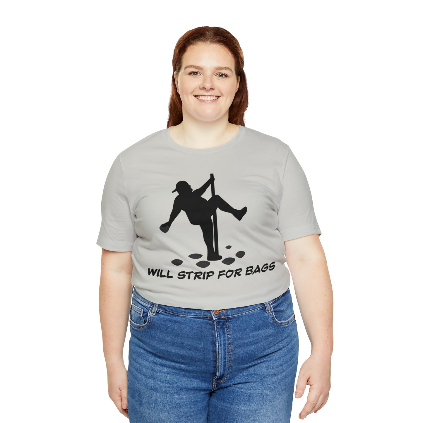 Will Strip for Bags Short Sleeve Tee