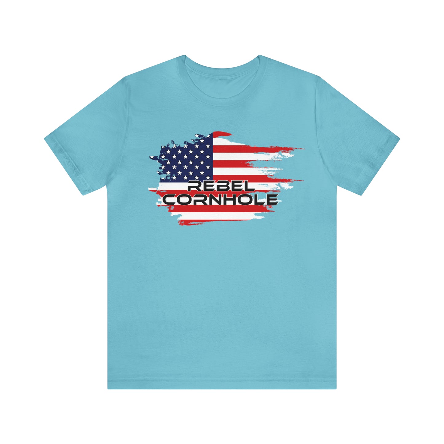 Rebel Cornhole USA Short Sleeve Tee