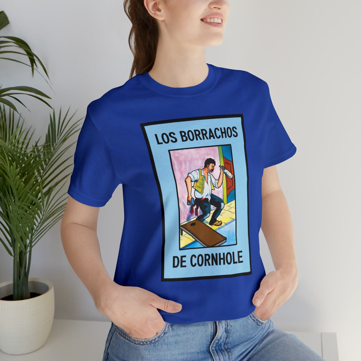 Los Borrachos De Cornhole Short Sleeve Tee