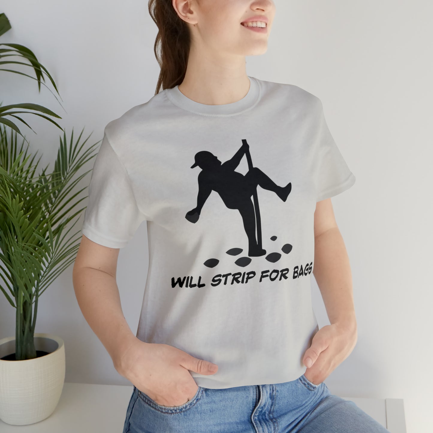 Will Strip for Bags Short Sleeve Tee