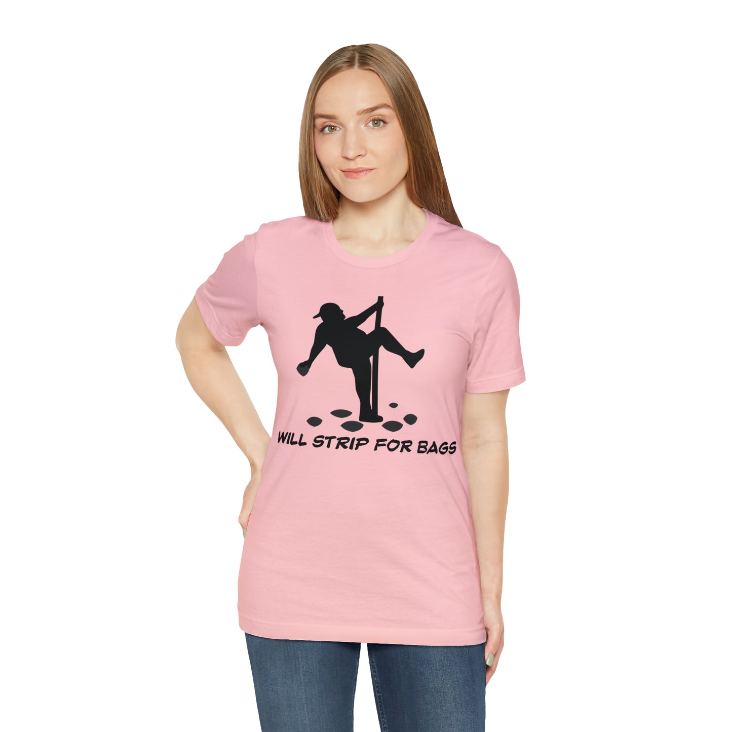 Will Strip for Bags Short Sleeve Tee