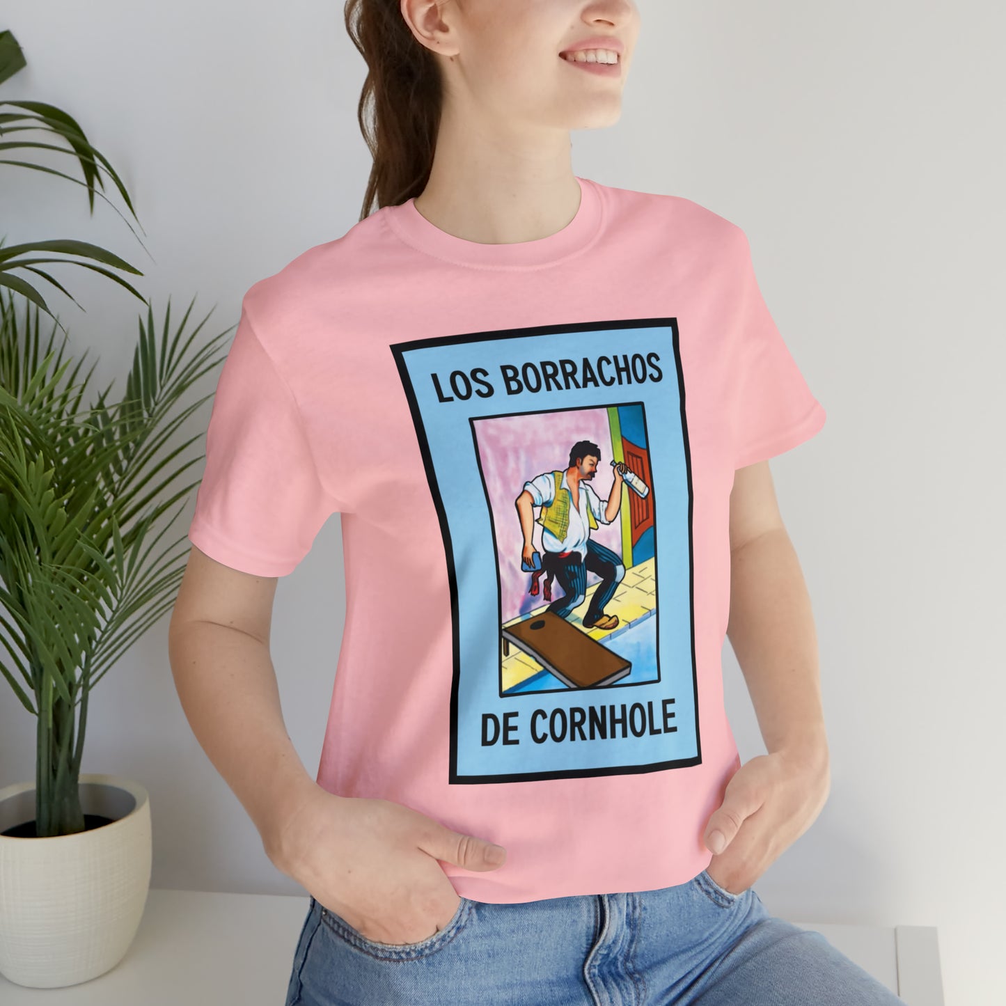 Los Borrachos De Cornhole Short Sleeve Tee