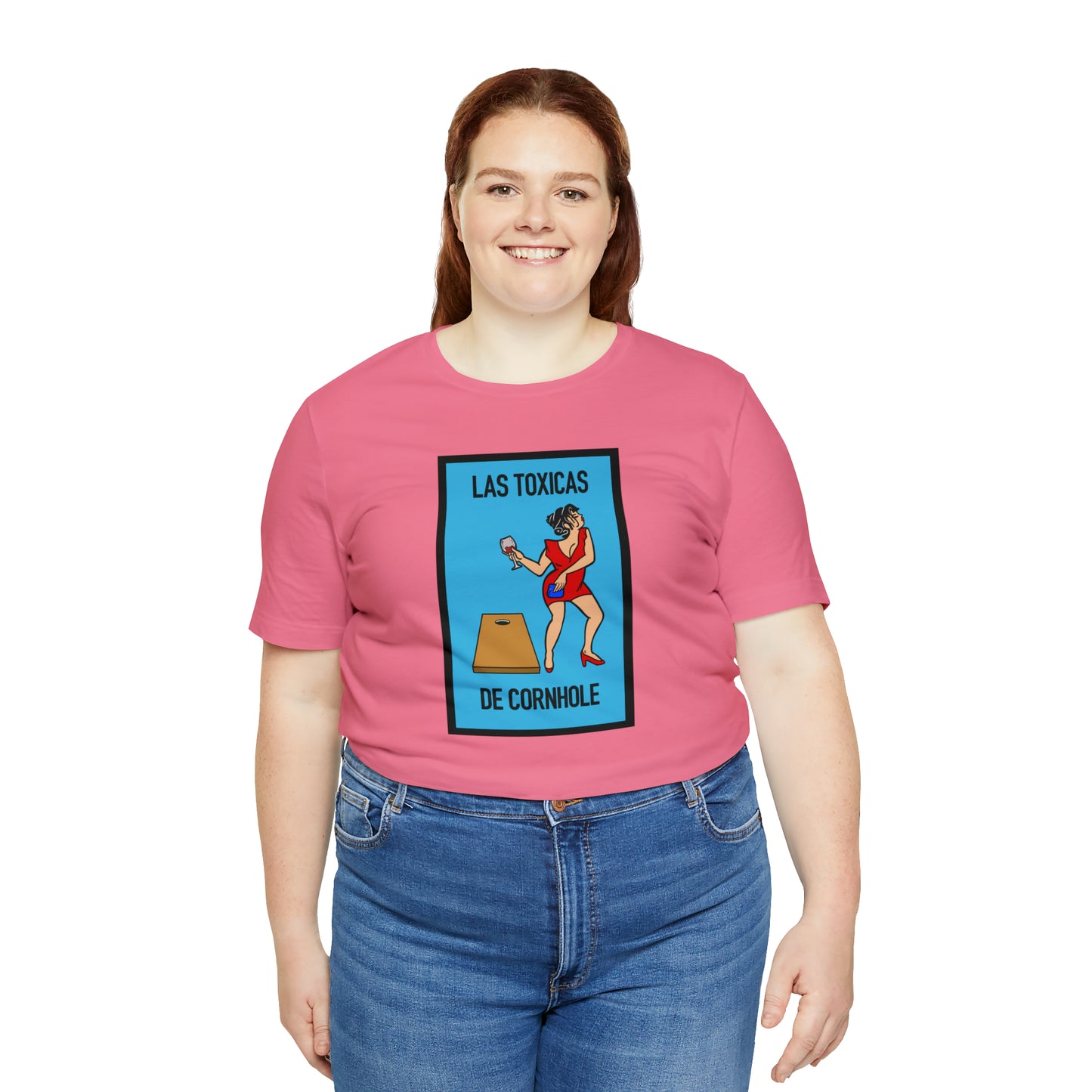 Las Toxicas De Cornhole Short Sleeve Tee