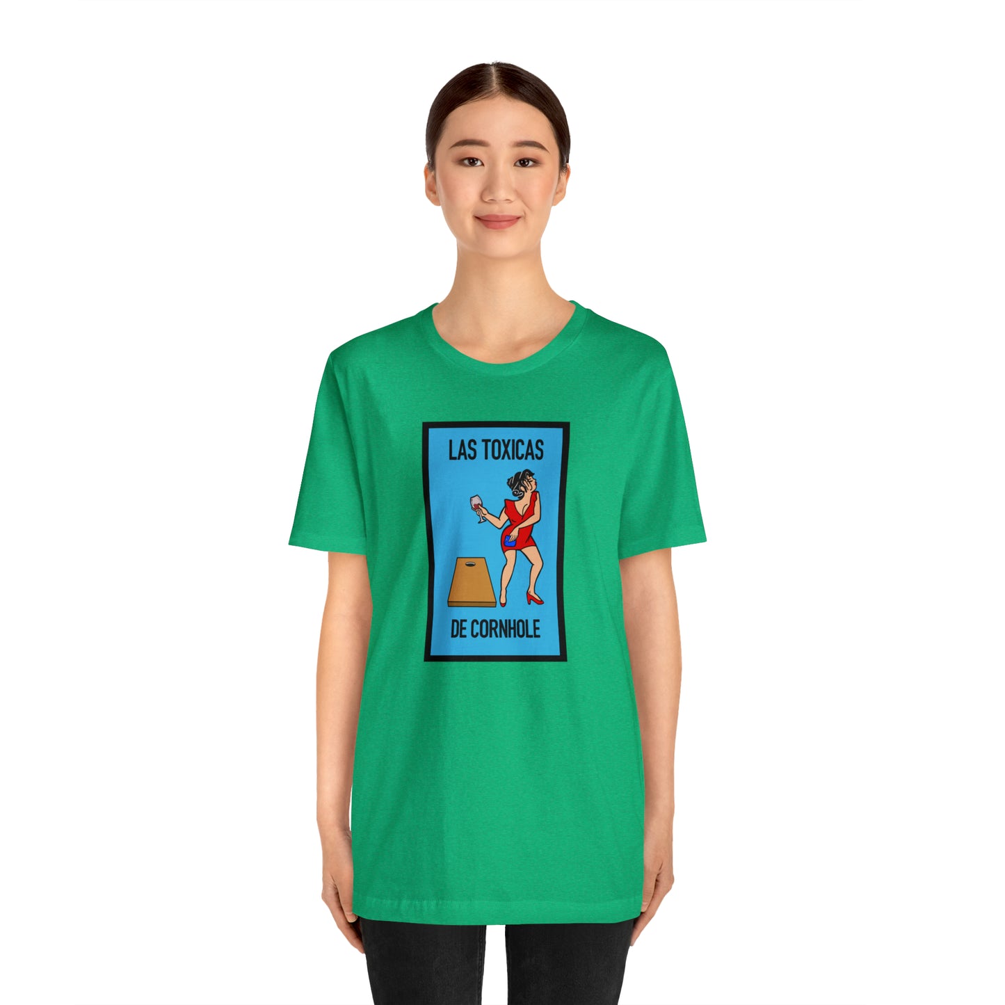 Las Toxicas De Cornhole Short Sleeve Tee