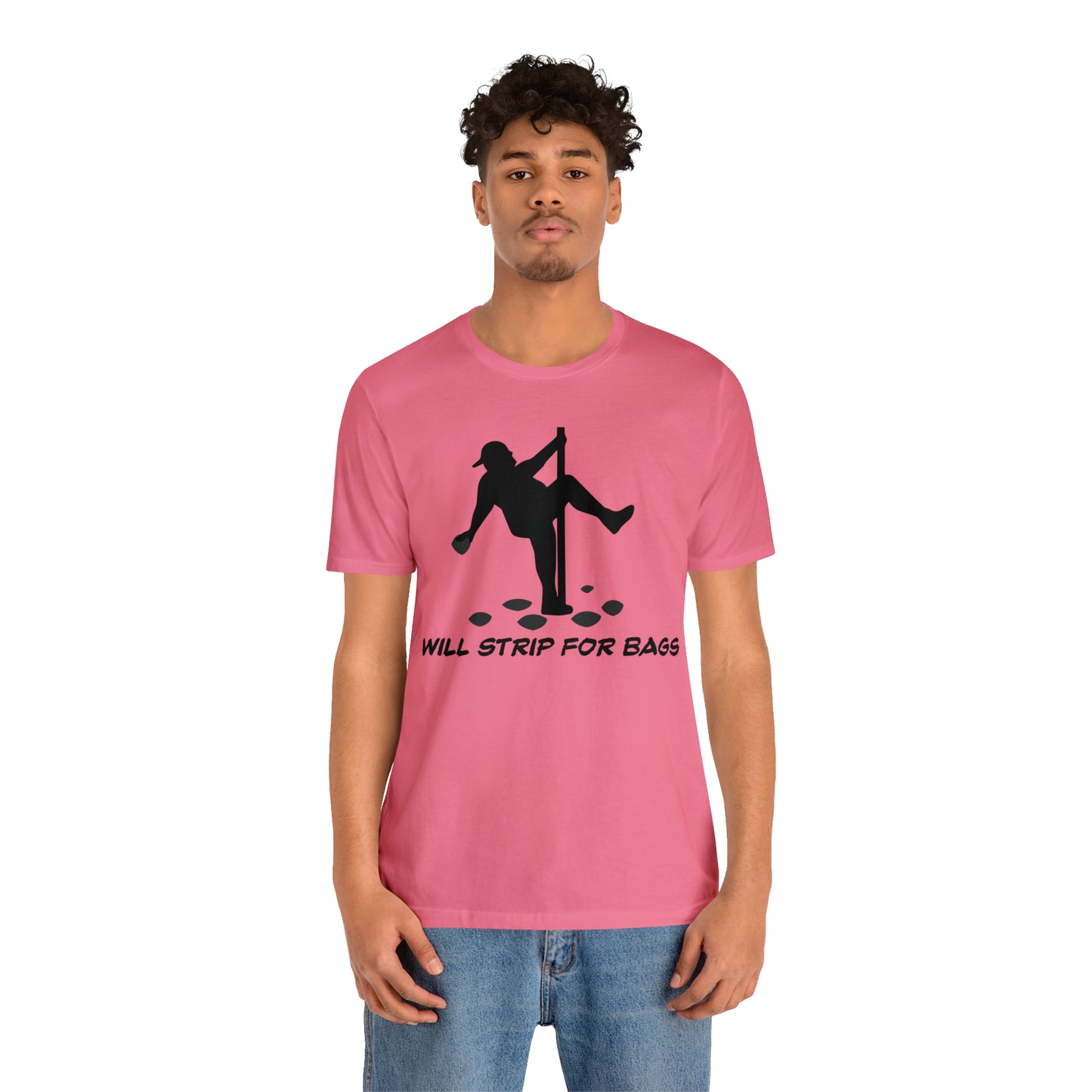 Will Strip for Bags Short Sleeve Tee