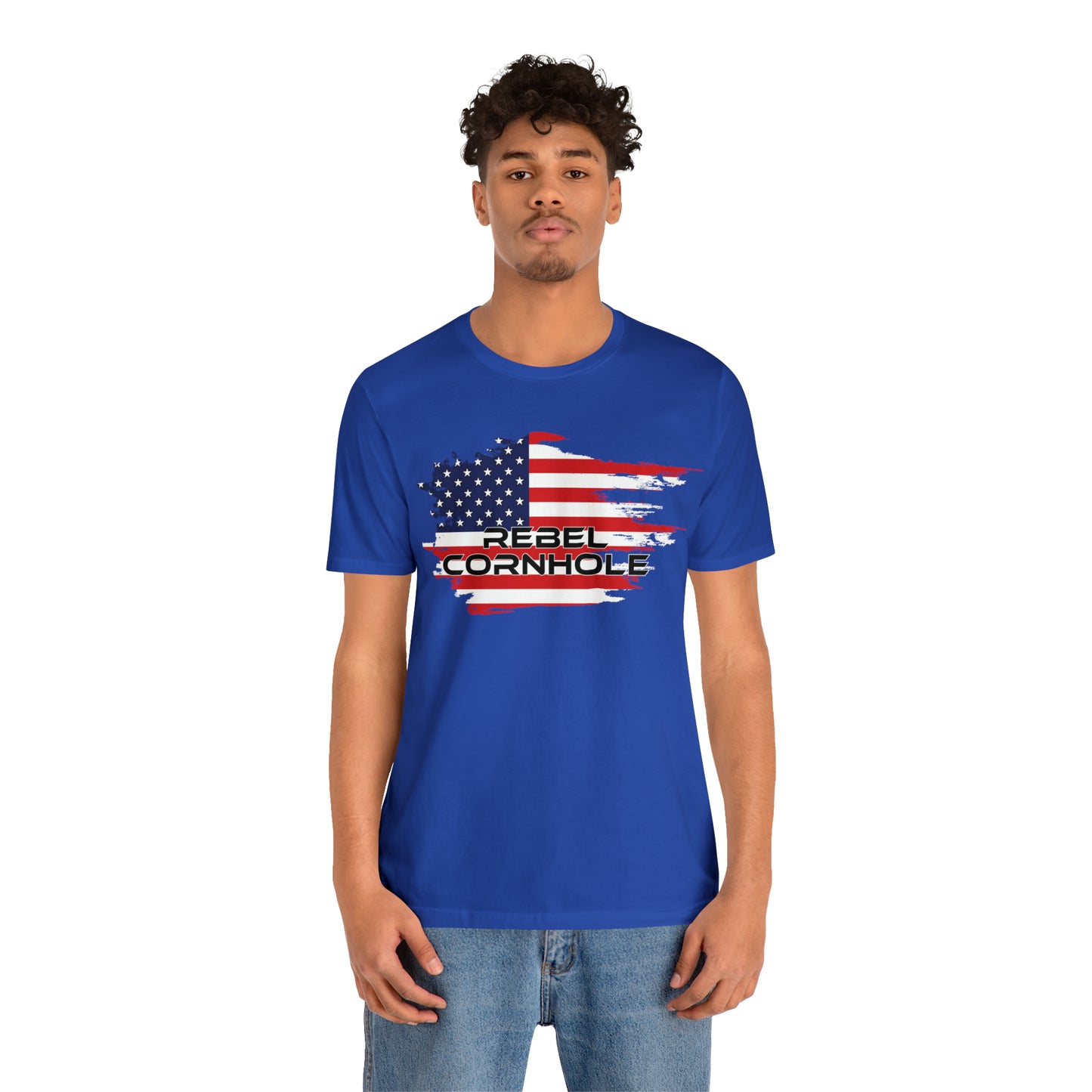 Rebel Cornhole USA Short Sleeve Tee
