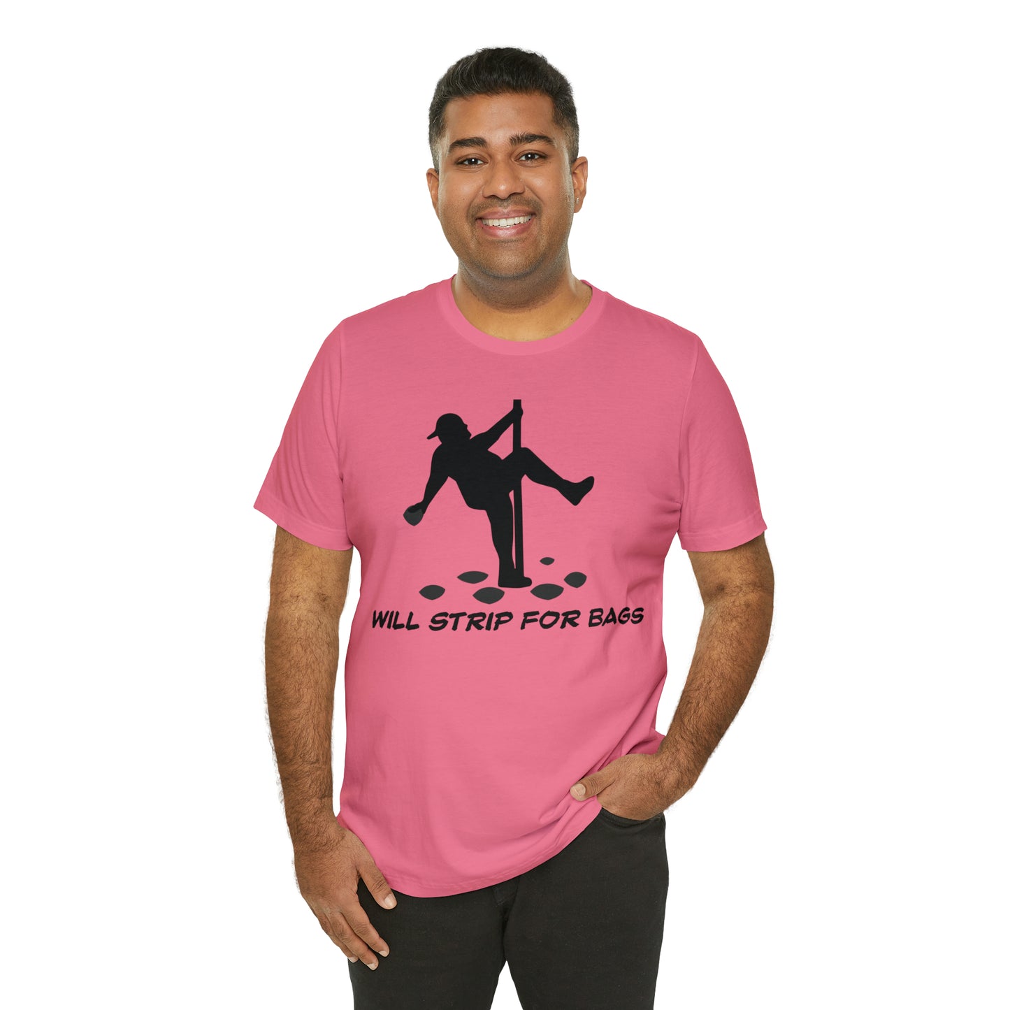 Will Strip for Bags Short Sleeve Tee