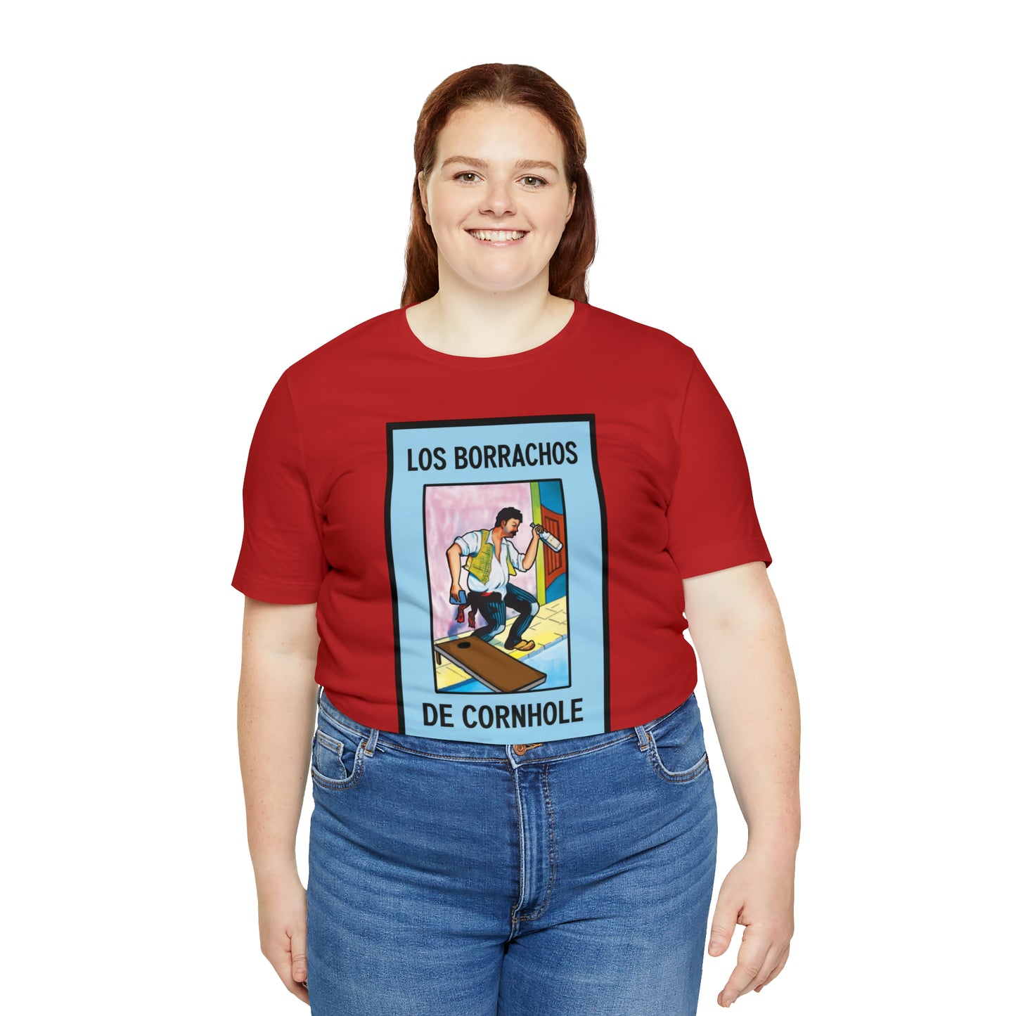 Los Borrachos De Cornhole Short Sleeve Tee