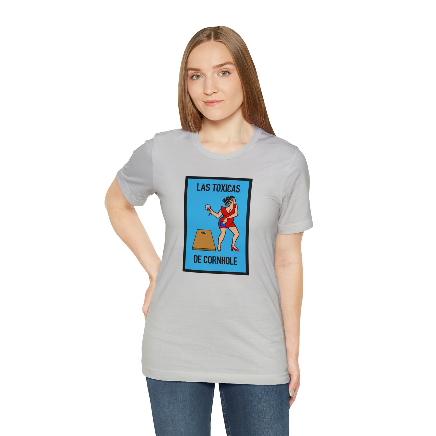 Las Toxicas De Cornhole Short Sleeve Tee