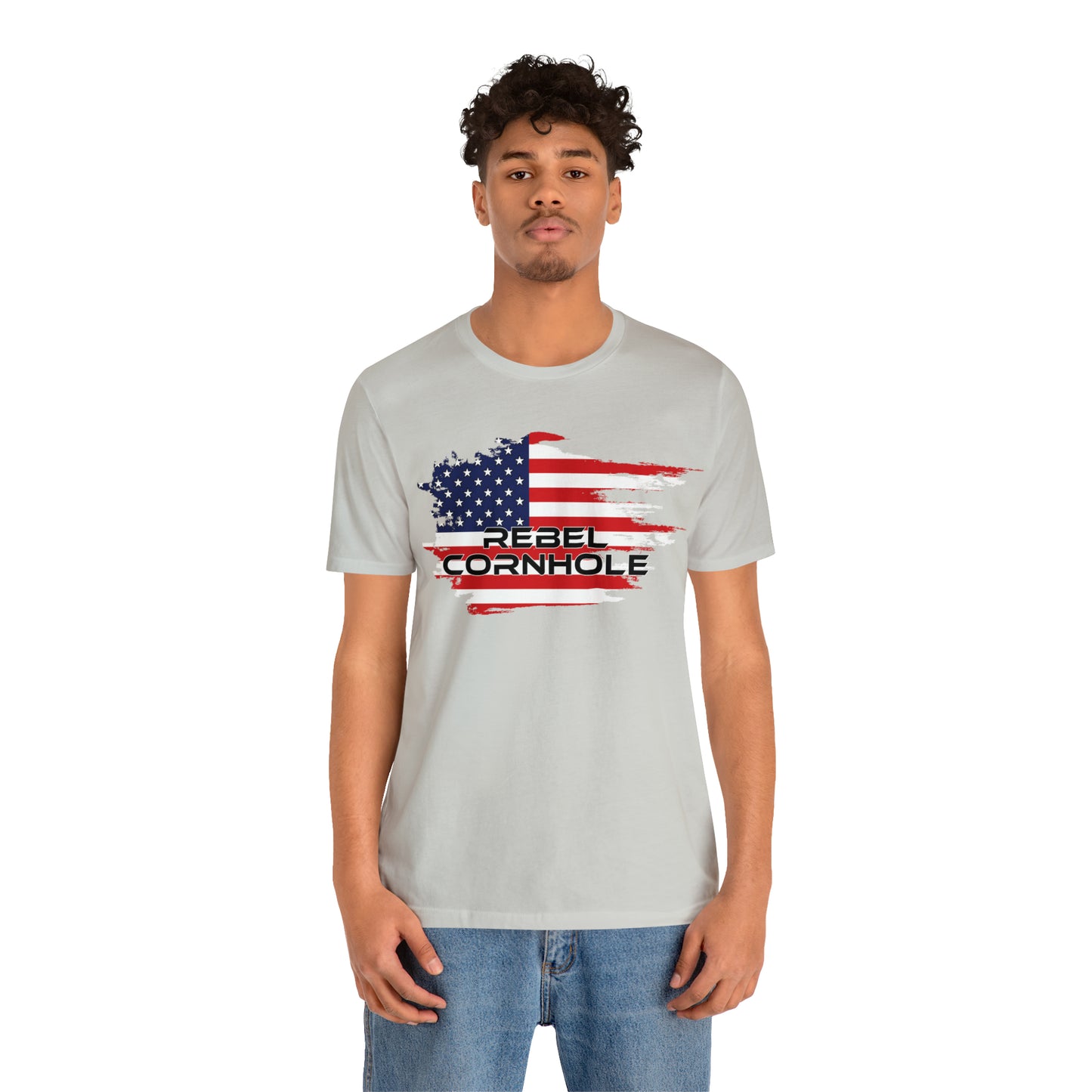 Rebel Cornhole USA Short Sleeve Tee