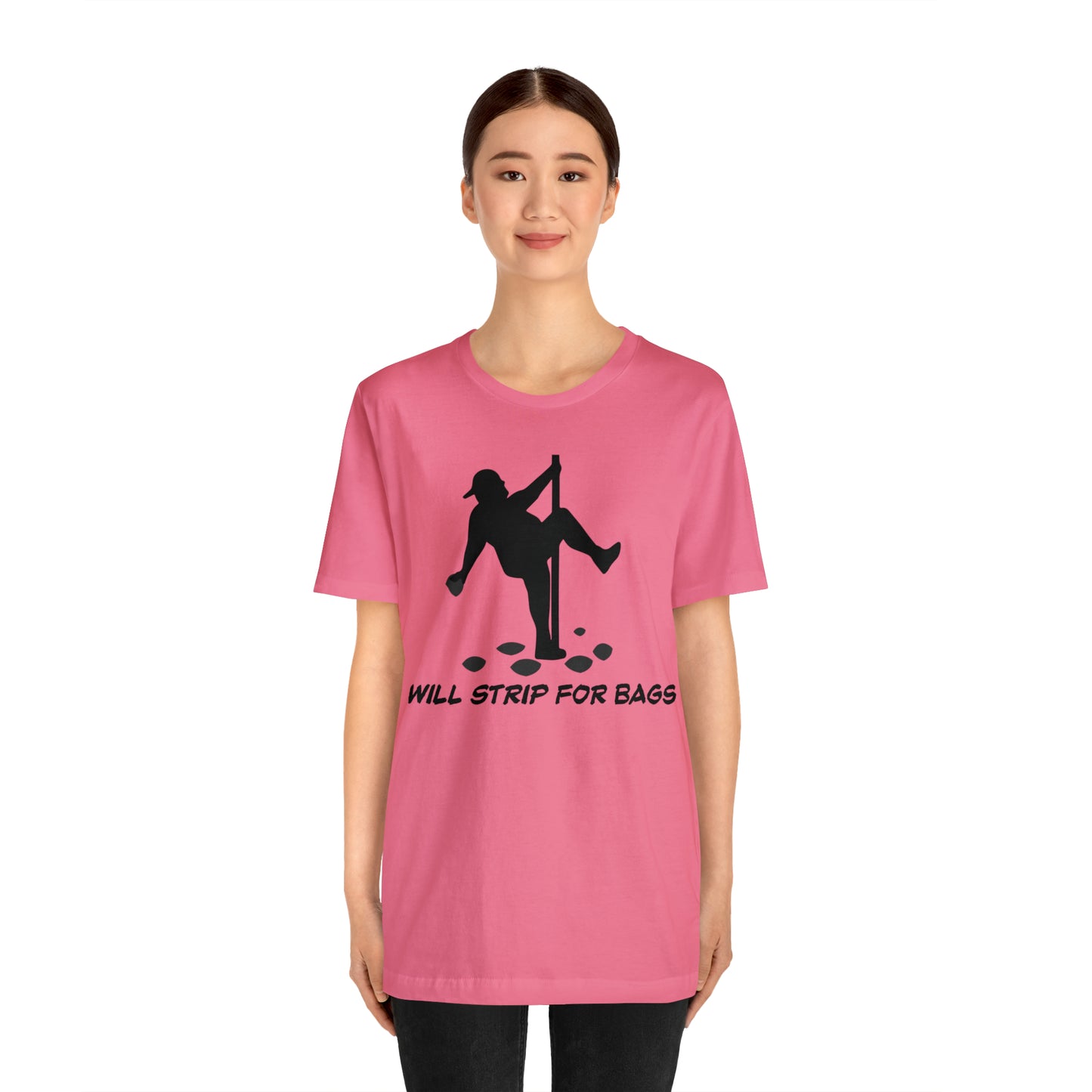 Will Strip for Bags Short Sleeve Tee