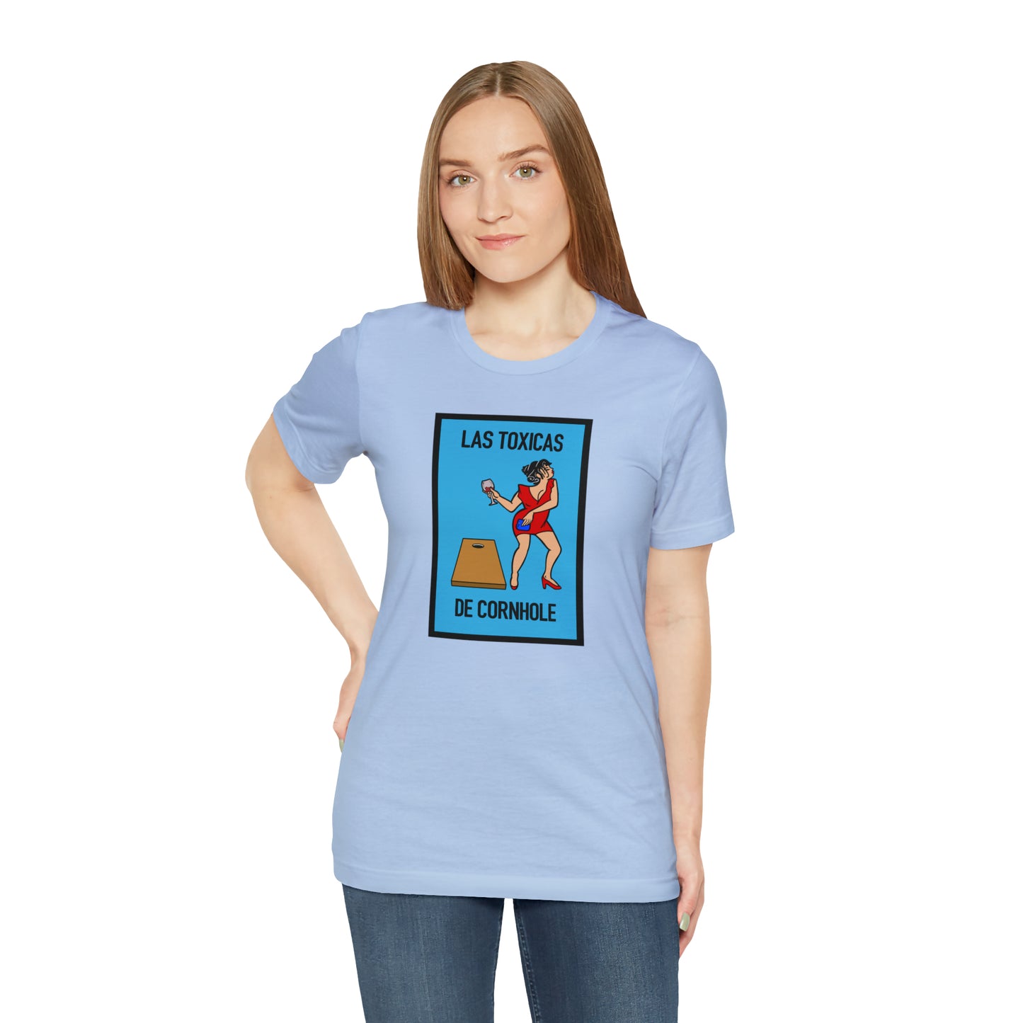 Las Toxicas De Cornhole Short Sleeve Tee