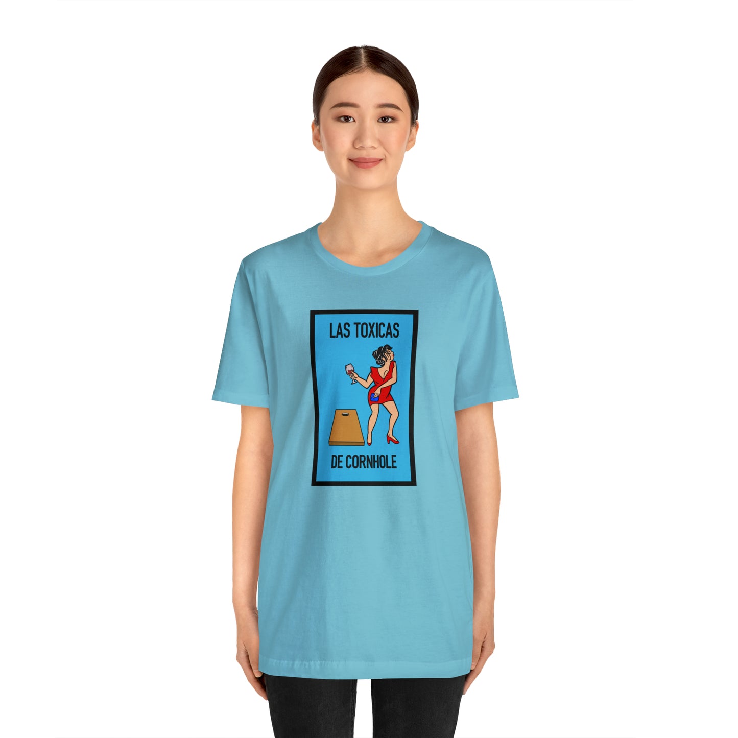 Las Toxicas De Cornhole Short Sleeve Tee