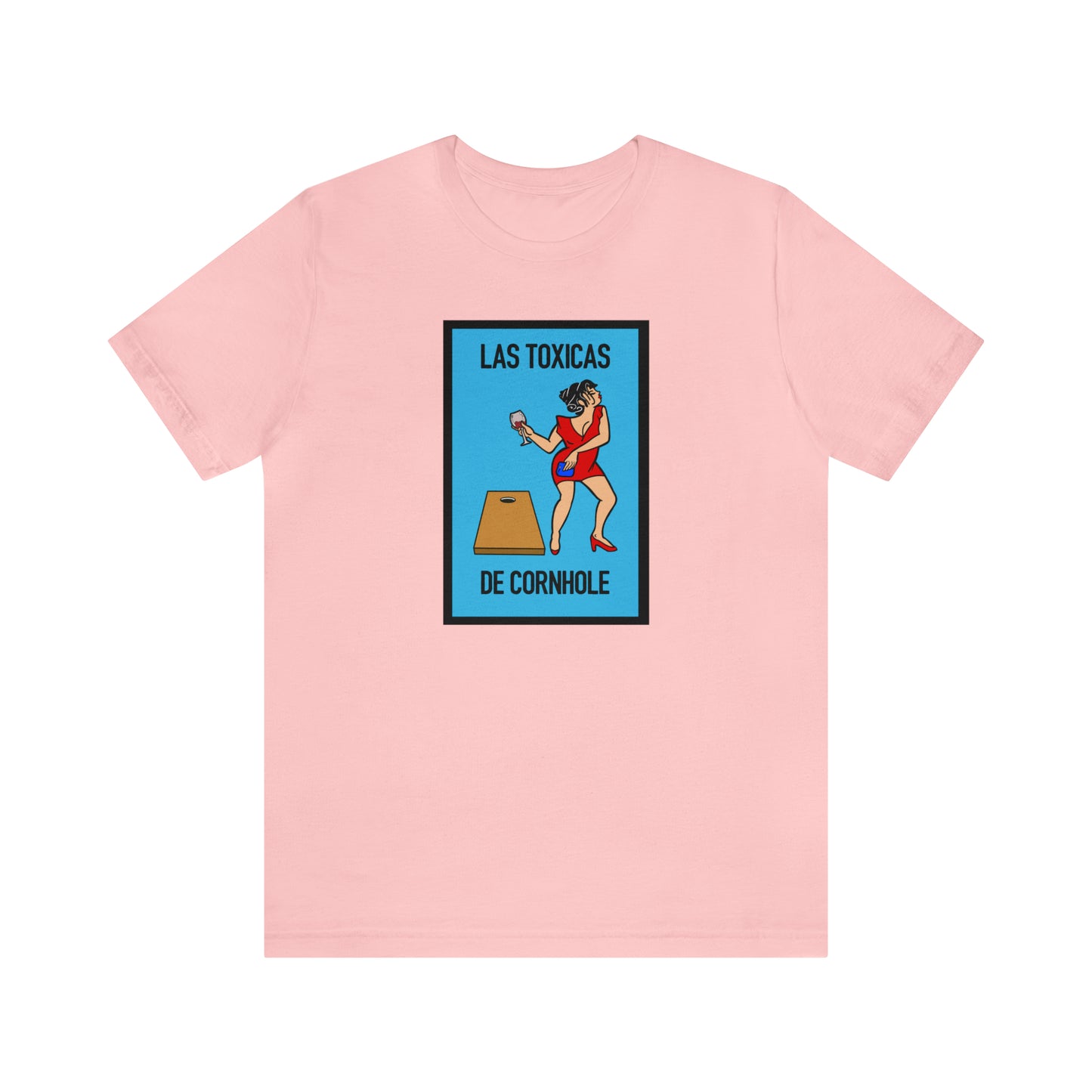 Las Toxicas De Cornhole Short Sleeve Tee