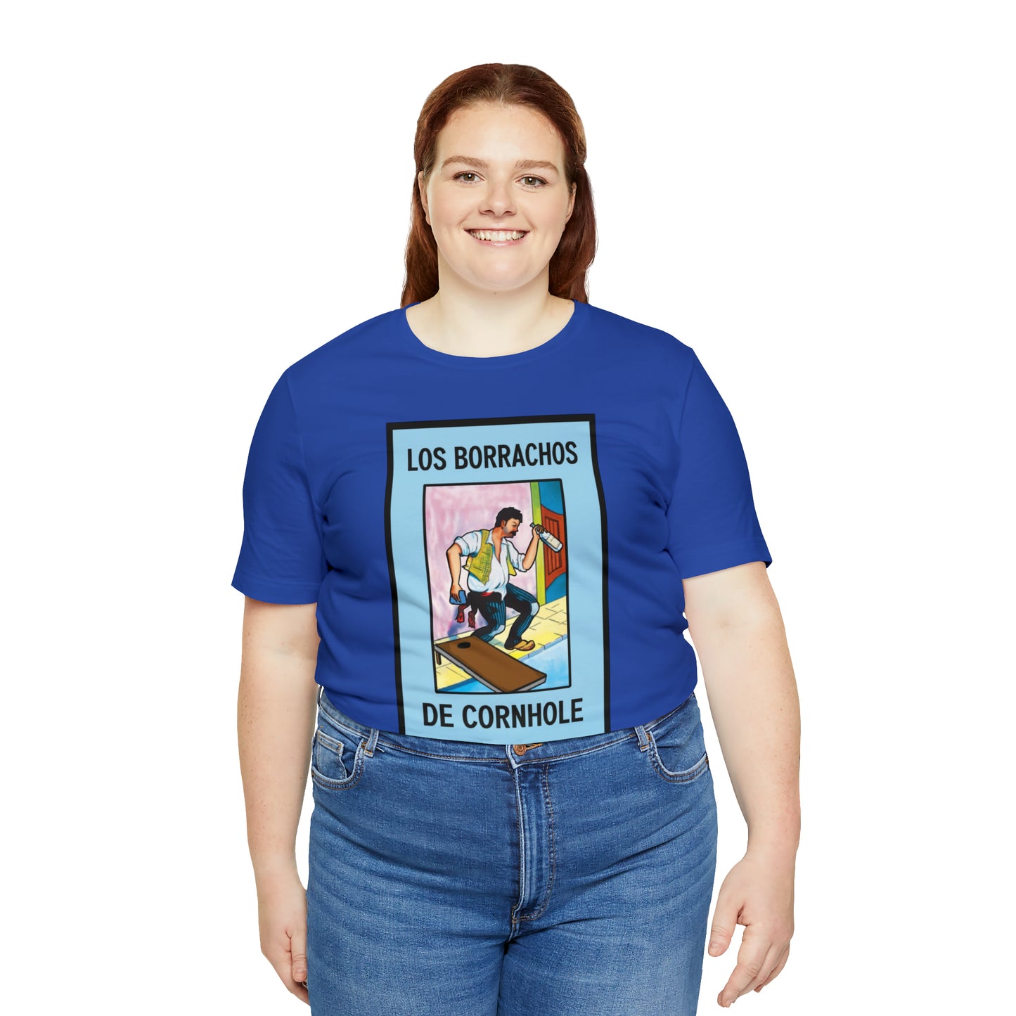 Los Borrachos De Cornhole Short Sleeve Tee