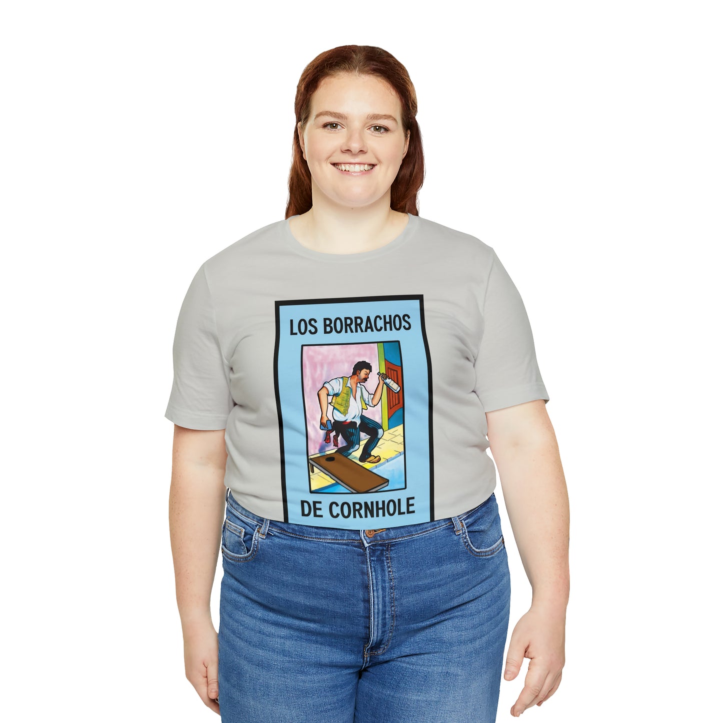 Los Borrachos De Cornhole Short Sleeve Tee