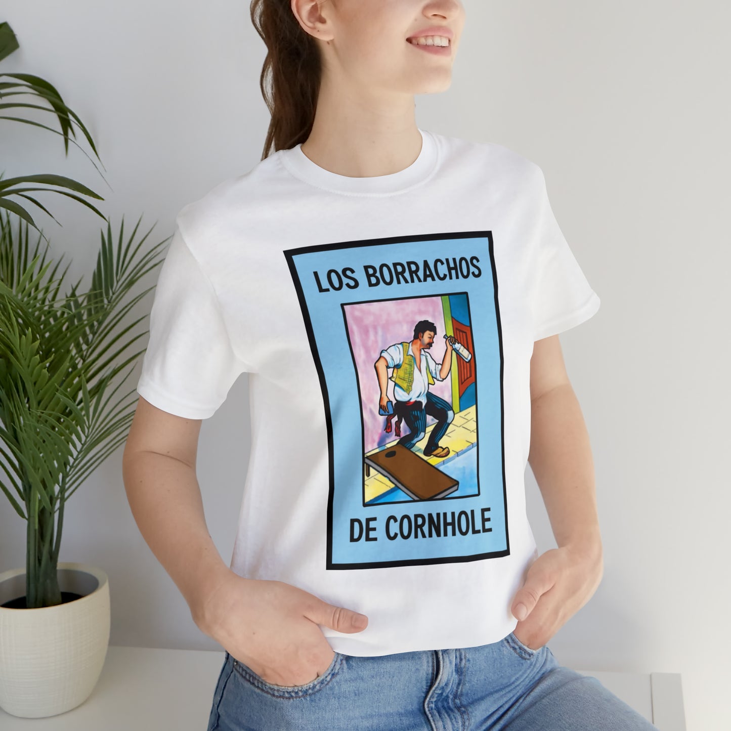 Los Borrachos De Cornhole Short Sleeve Tee