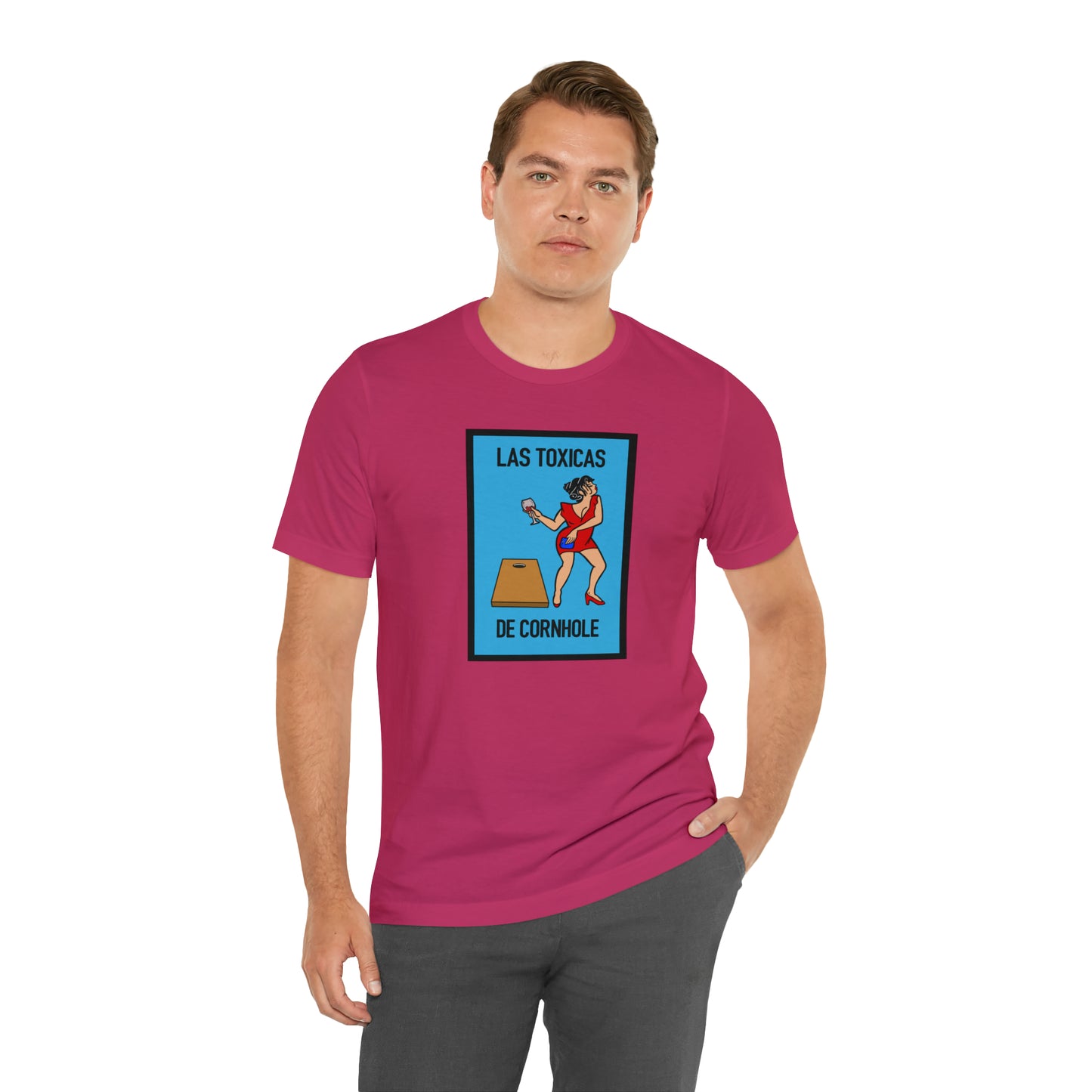 Las Toxicas De Cornhole Short Sleeve Tee