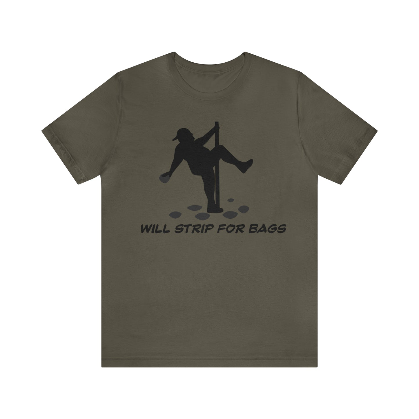 Will Strip for Bags Short Sleeve Tee