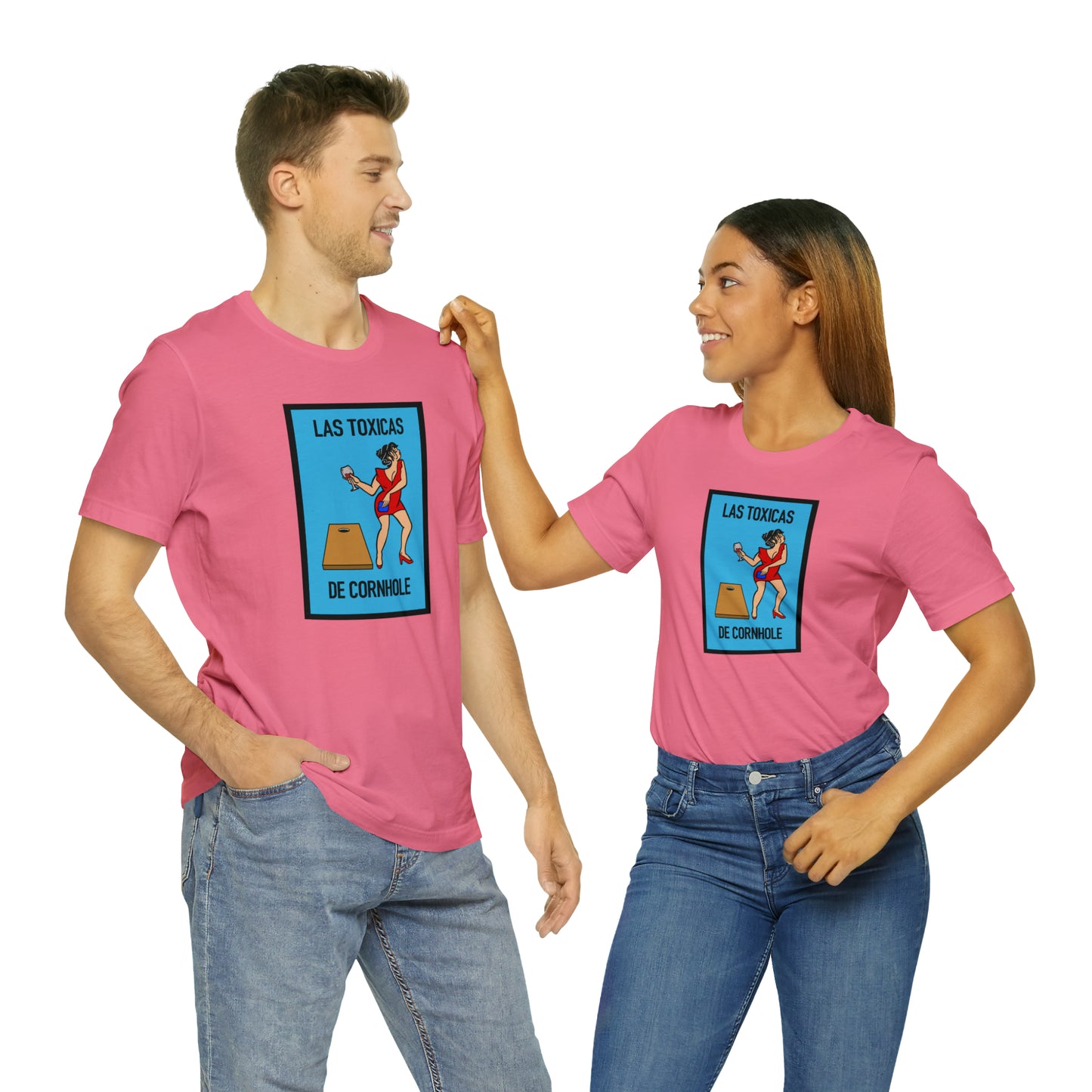Las Toxicas De Cornhole Short Sleeve Tee