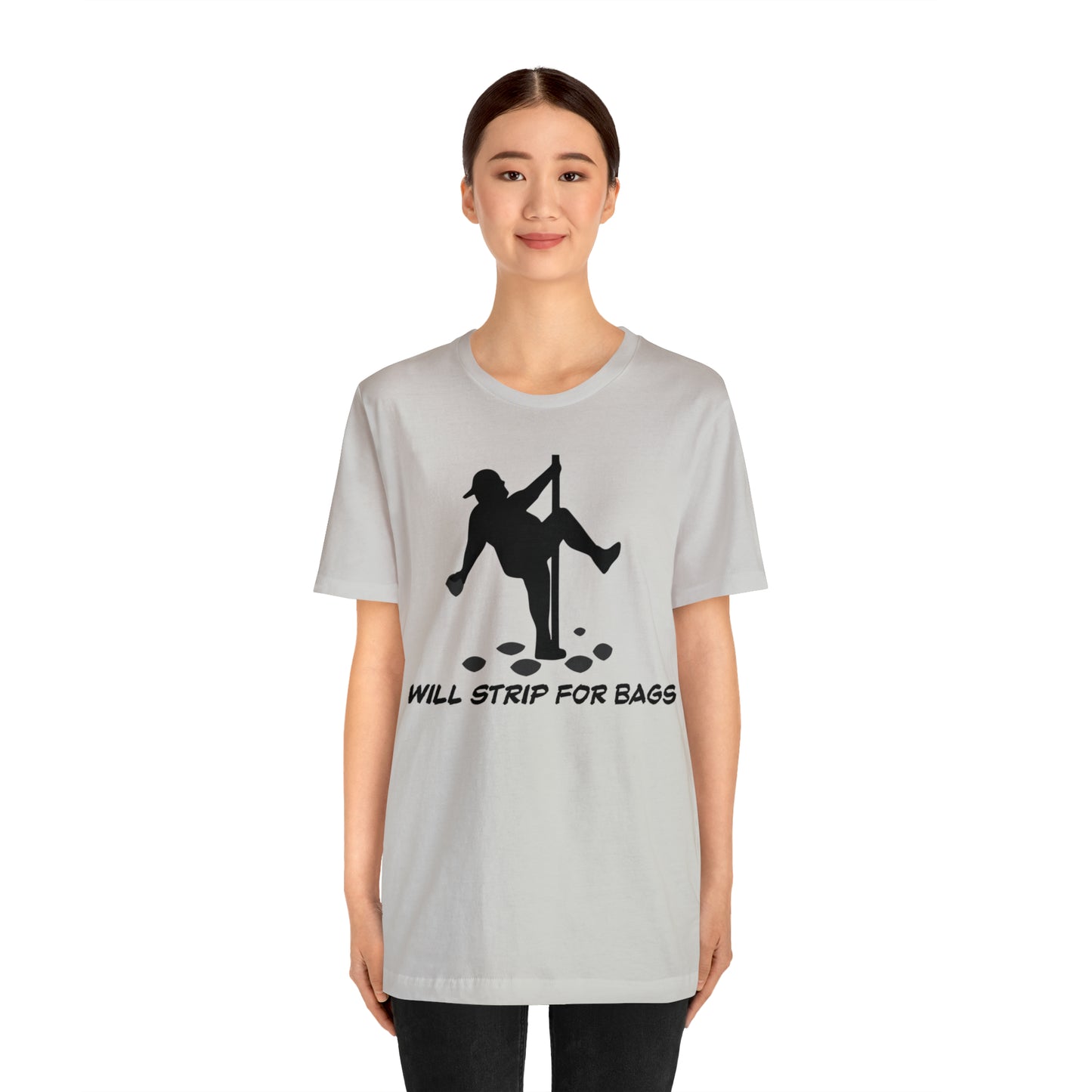 Will Strip for Bags Short Sleeve Tee