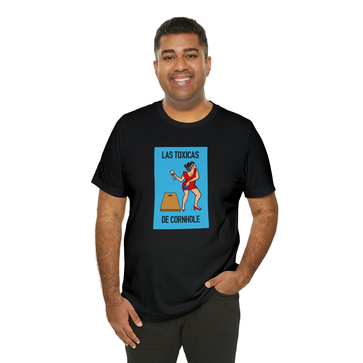 Las Toxicas De Cornhole Short Sleeve Tee