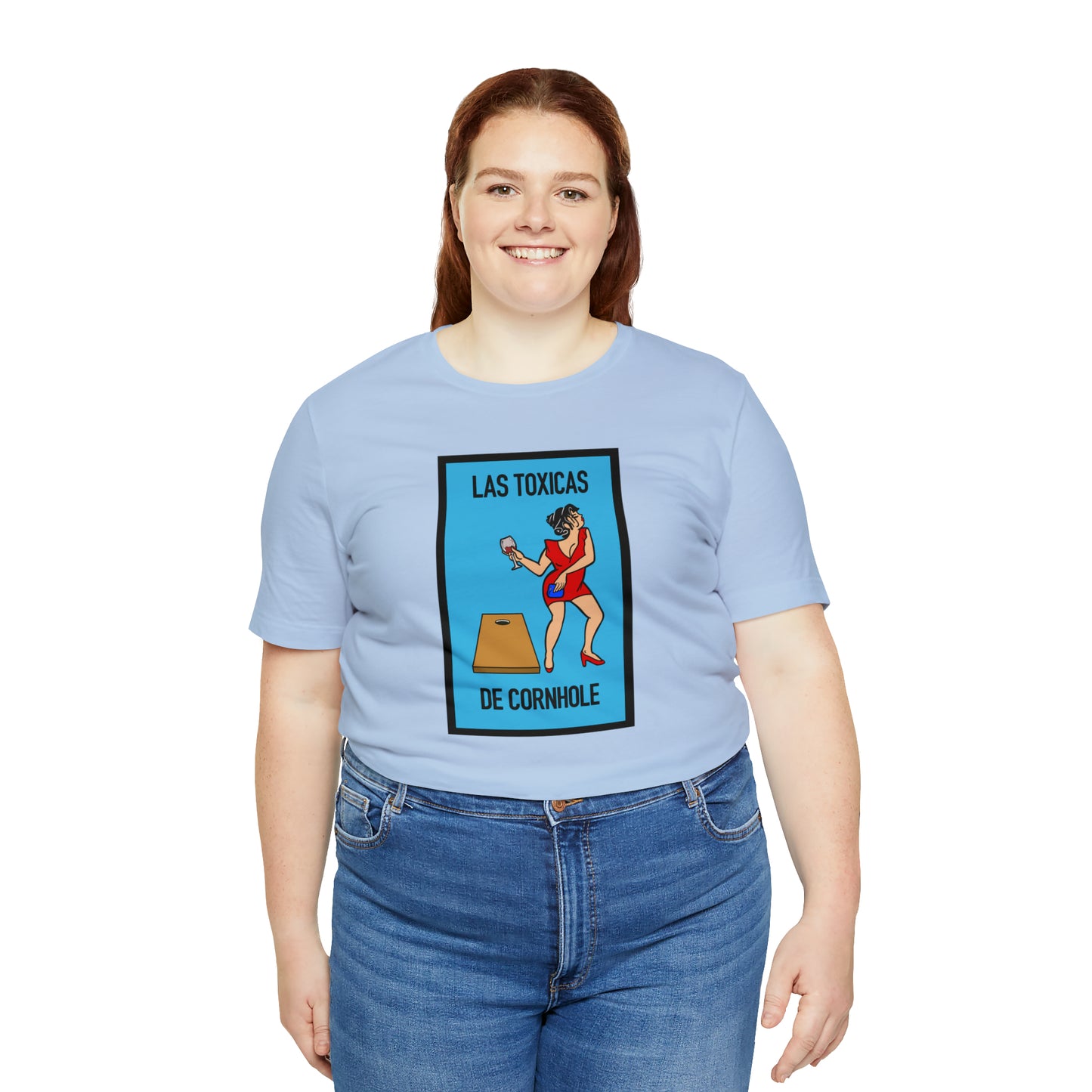 Las Toxicas De Cornhole Short Sleeve Tee