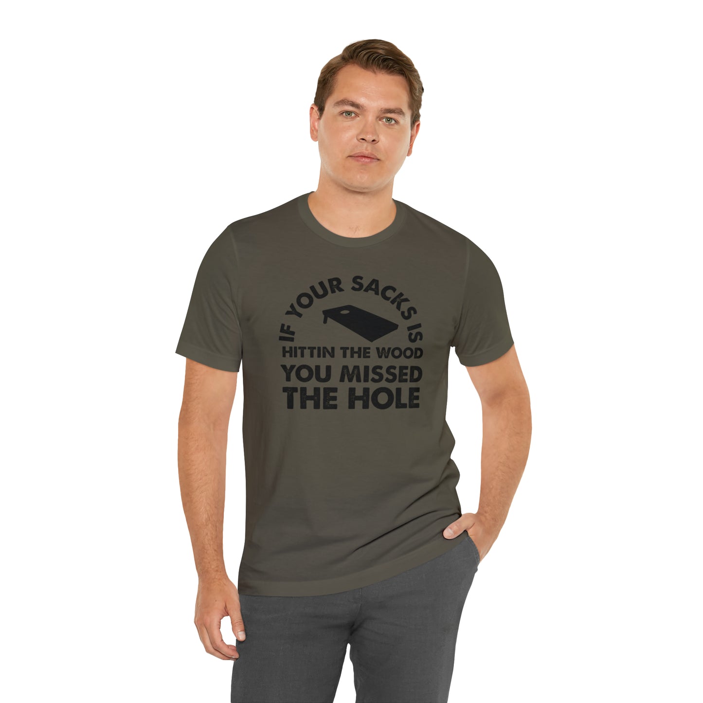 Hitting Wood Short Sleeve Tee
