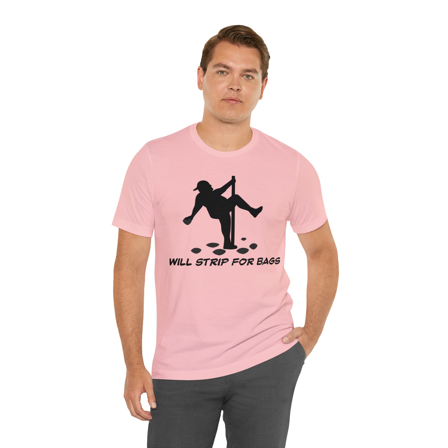 Will Strip for Bags Short Sleeve Tee