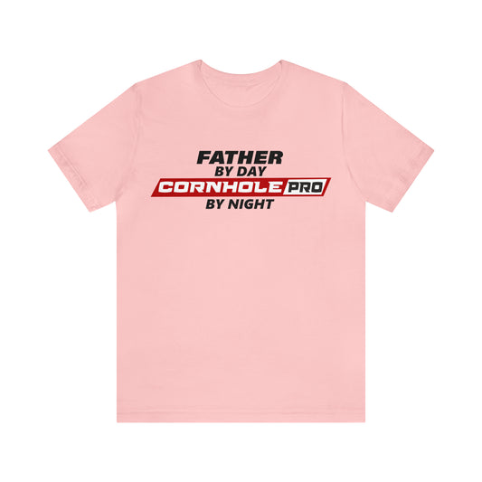 Fathers Day Cornhole Pro Short Sleeve Tee