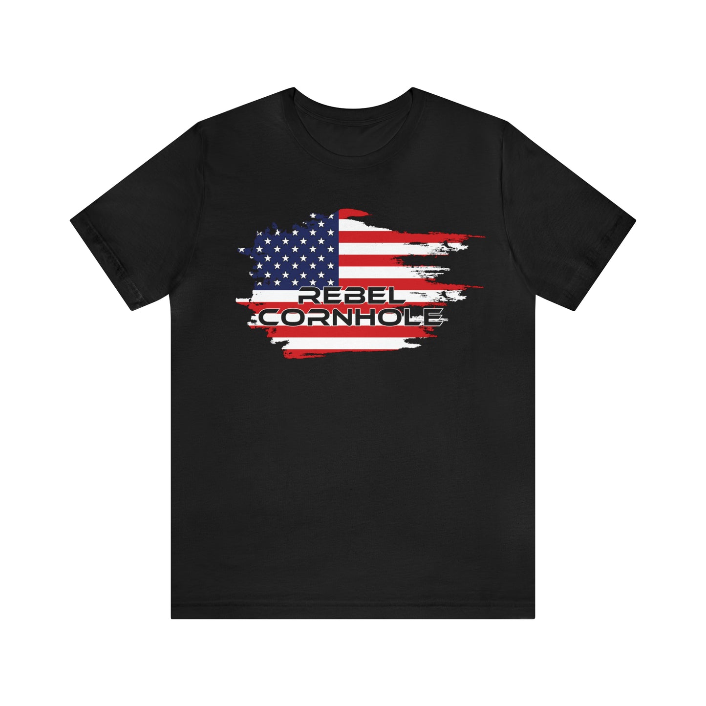 Rebel Cornhole USA Short Sleeve Tee