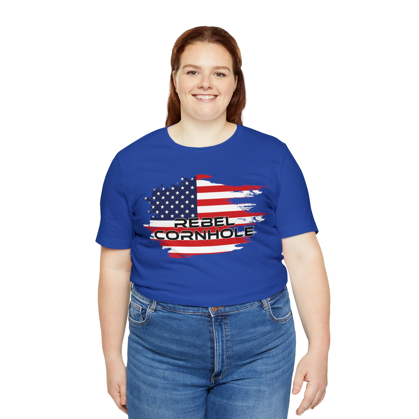 Rebel Cornhole USA Short Sleeve Tee